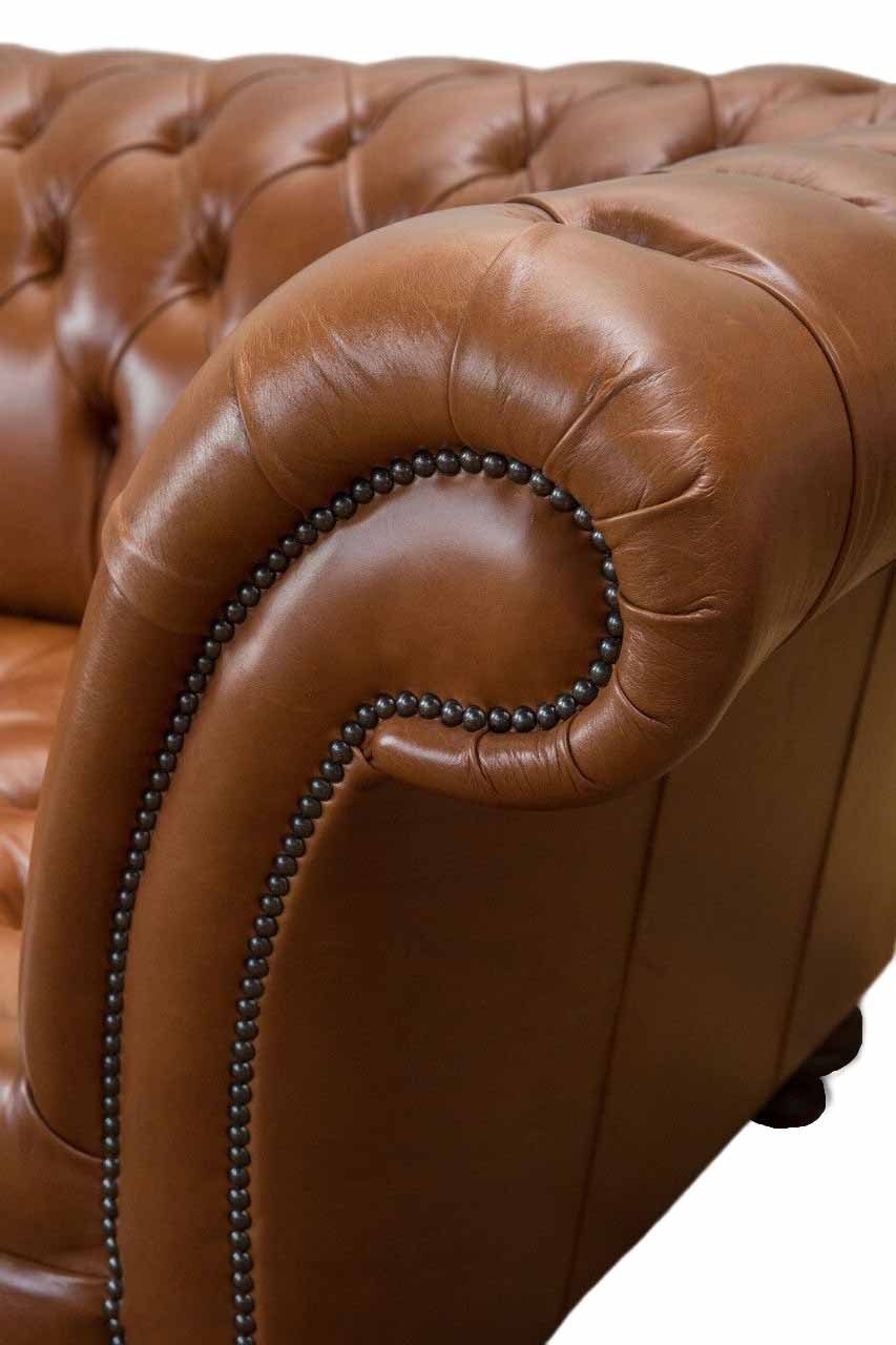 Sofa Klassisch Sitzer JVmoebel 4 Design Couch Sofas Wohnzimmer Chesterfield-Sofa, Chesterfield