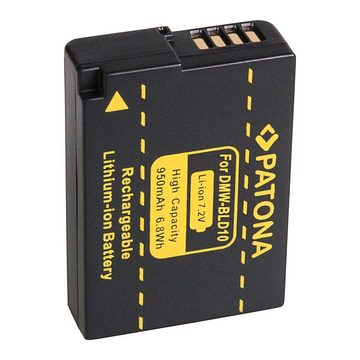 Patona 2x Akku für Panasonic BLD10 Kamera-Akku Ersatzakku 950 mAh (7,2 V, 2 St), BLD10E DMC-GF2 GF2