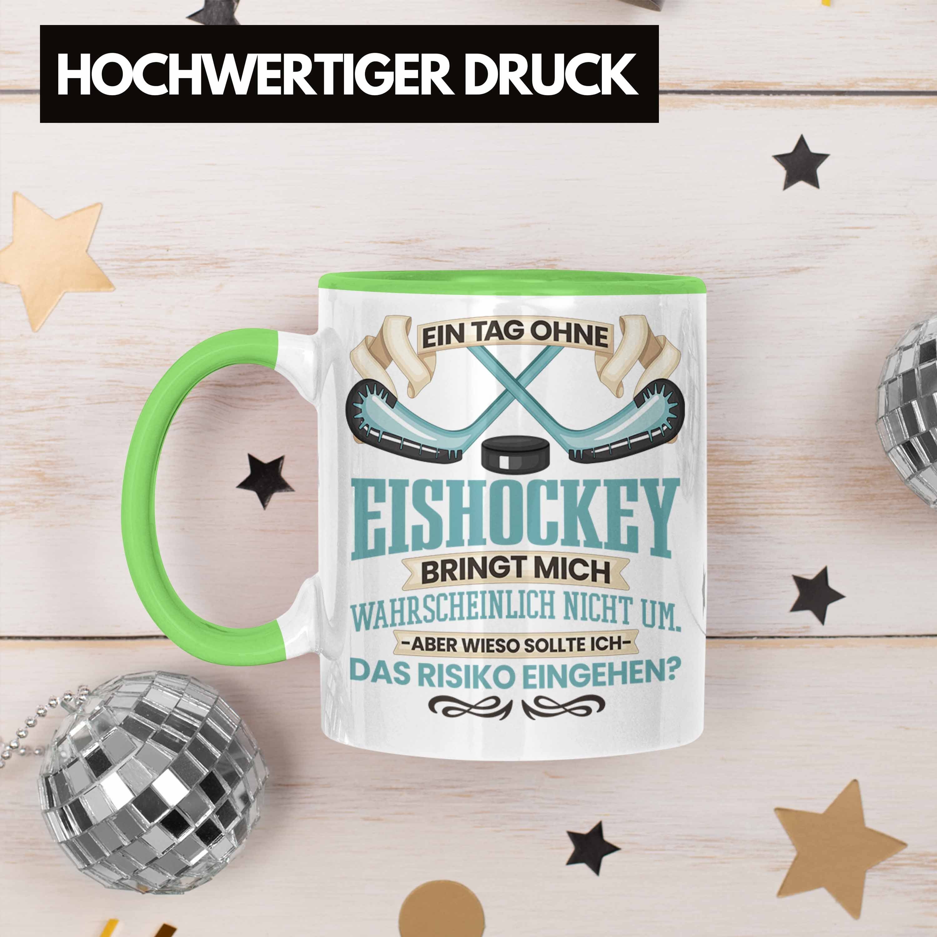 Tasse Geschenk Ein Coach für Grün Eishockey Trendation Trendation Tasse Eishockey-Spieler -