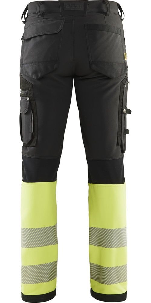 Blåkläder Arbeitshose High Vis Arbeitshose 4-Wege-Stretch Ohne Werkzeugtaschen