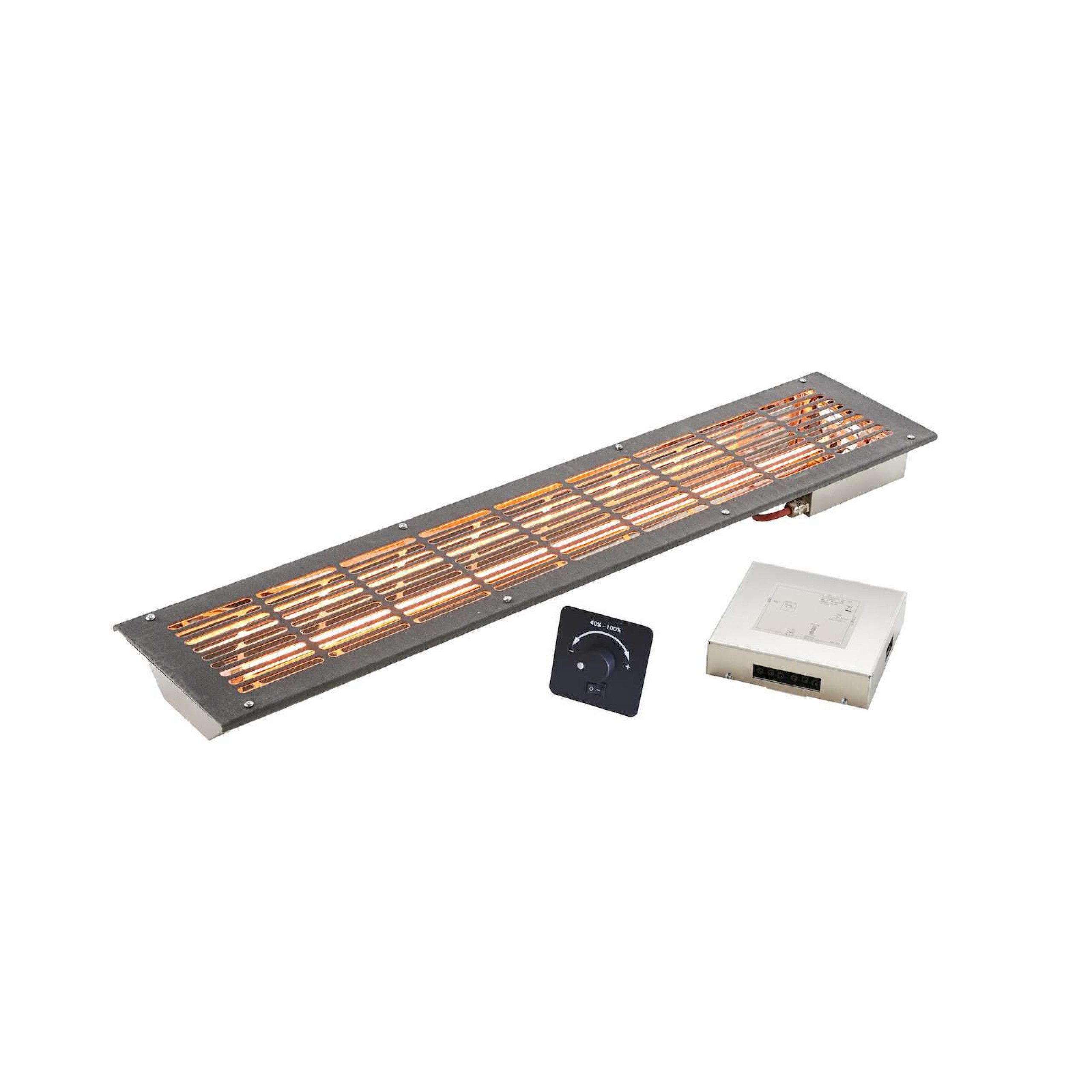 Infraworld Infrarotkabine Infraworld VITALlight-IPX4 Infrarotstrahler-Set 500W gerade anthrazit