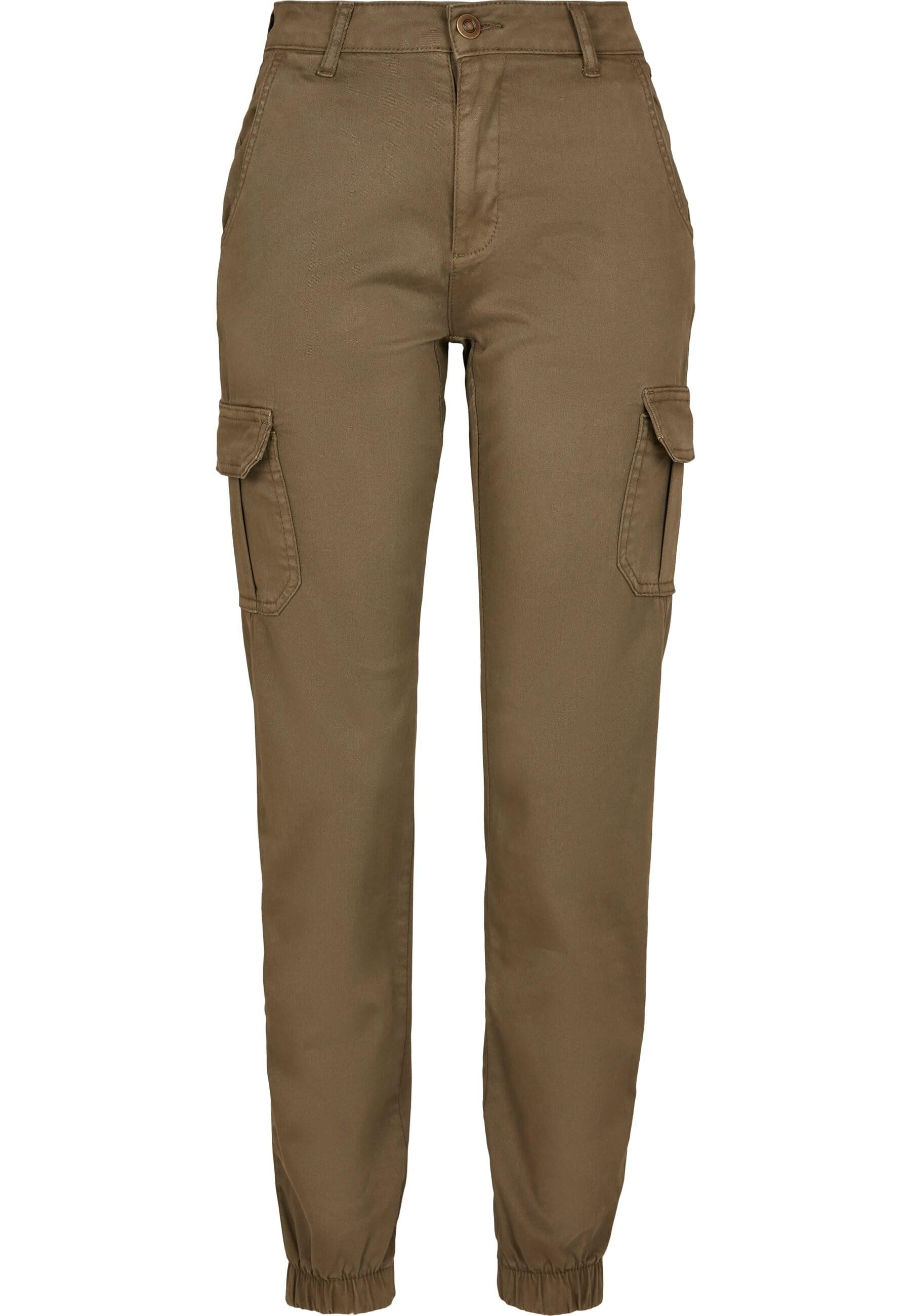 URBAN CLASSICS Cargohose Urban Classics Damen Ladies High Waist Cargo Pants günstig online kaufen