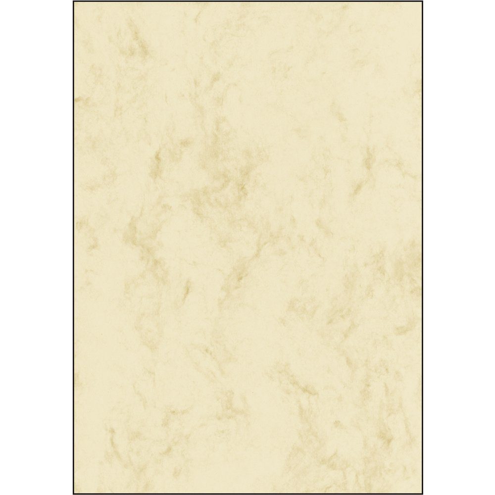 Vorzüglich Sigel Designpapier Sigel DP181 90 DIN A4 Marmor Beige 25 Motivpapier Blatt g/m²