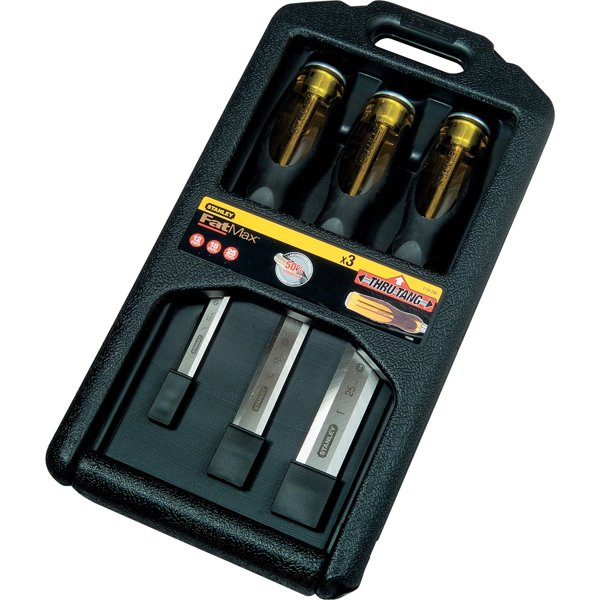 STANLEY Stanley Stechbeitel-Set Multitool 3-teilig FatMax,