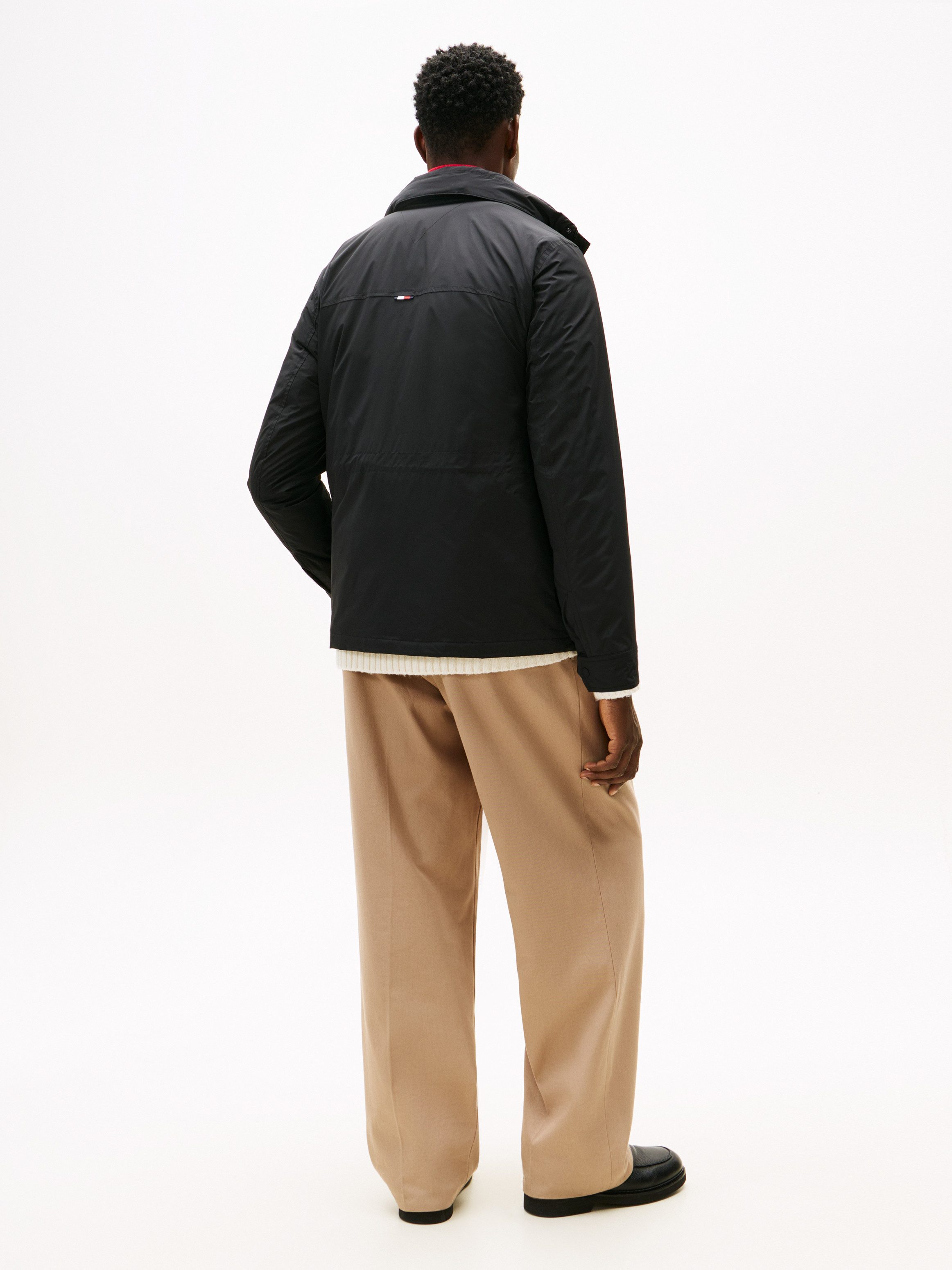 Tommy Hilfiger Fieldjacket LW PACKABLE im Kragen verstaubare Kapuze, normale Passform