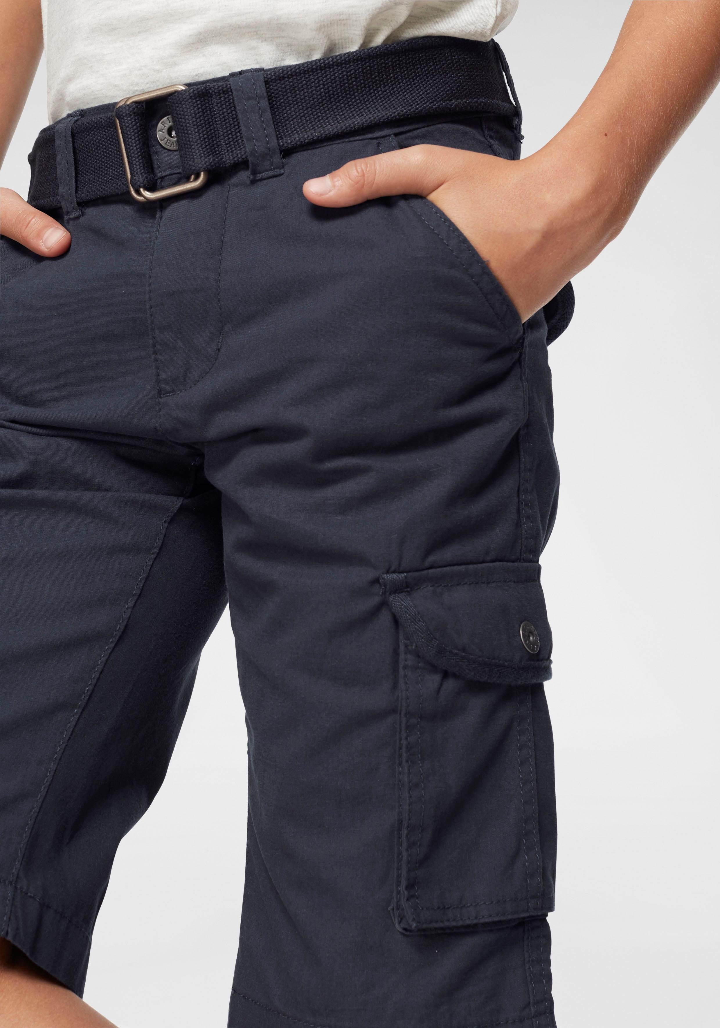 KIDSWORLD Shorts 2tgl. Bermudas mit Gürtel (Set, 2-tlg., mit Gürtel) mit Textilgürtel für Jungen