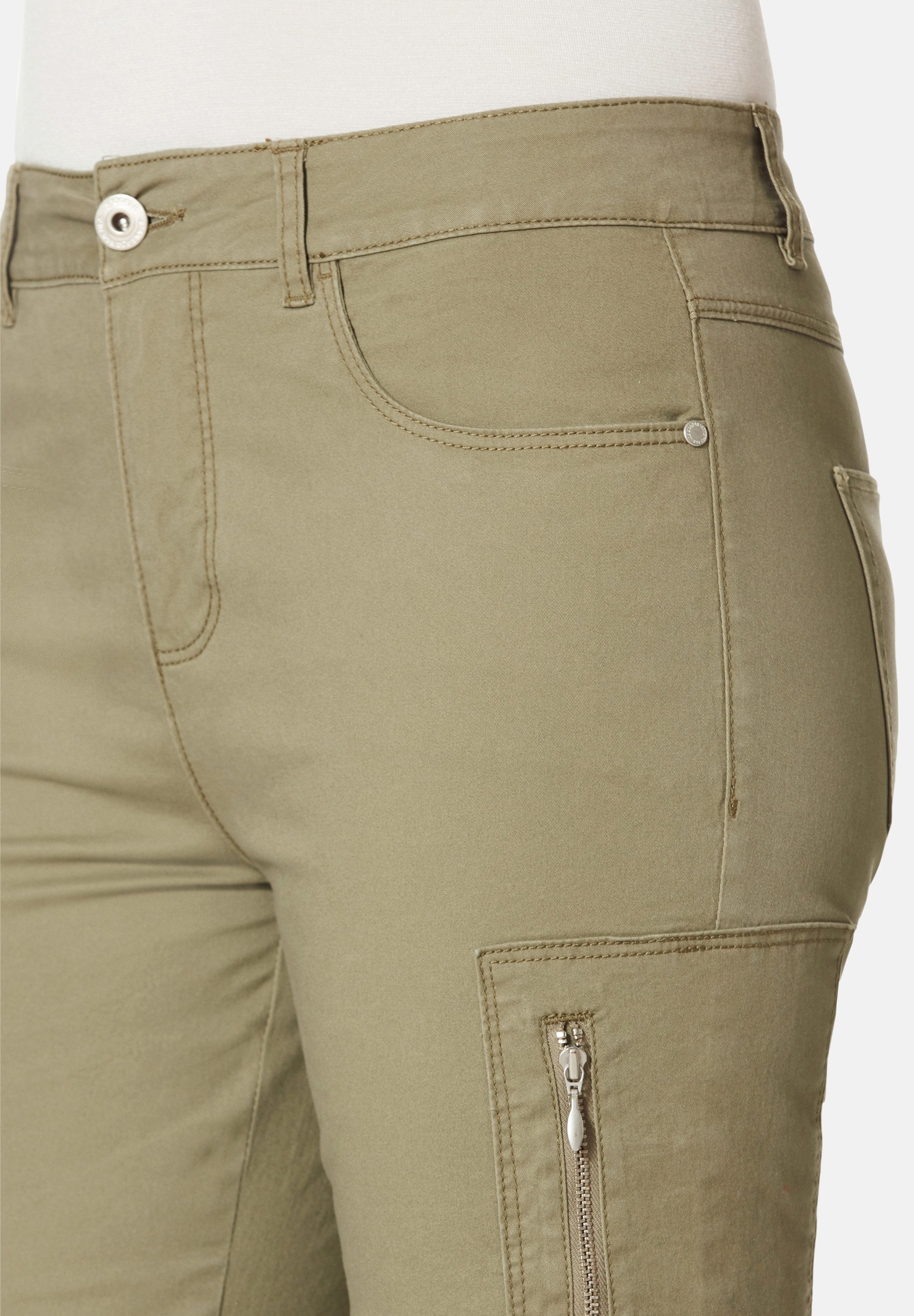 STOOKER WOMEN 7/8-Hose Tahiti Fashion Capri Slim Fit Capri Slim Fit Casual Clean Wash Twill Coloured für Damen