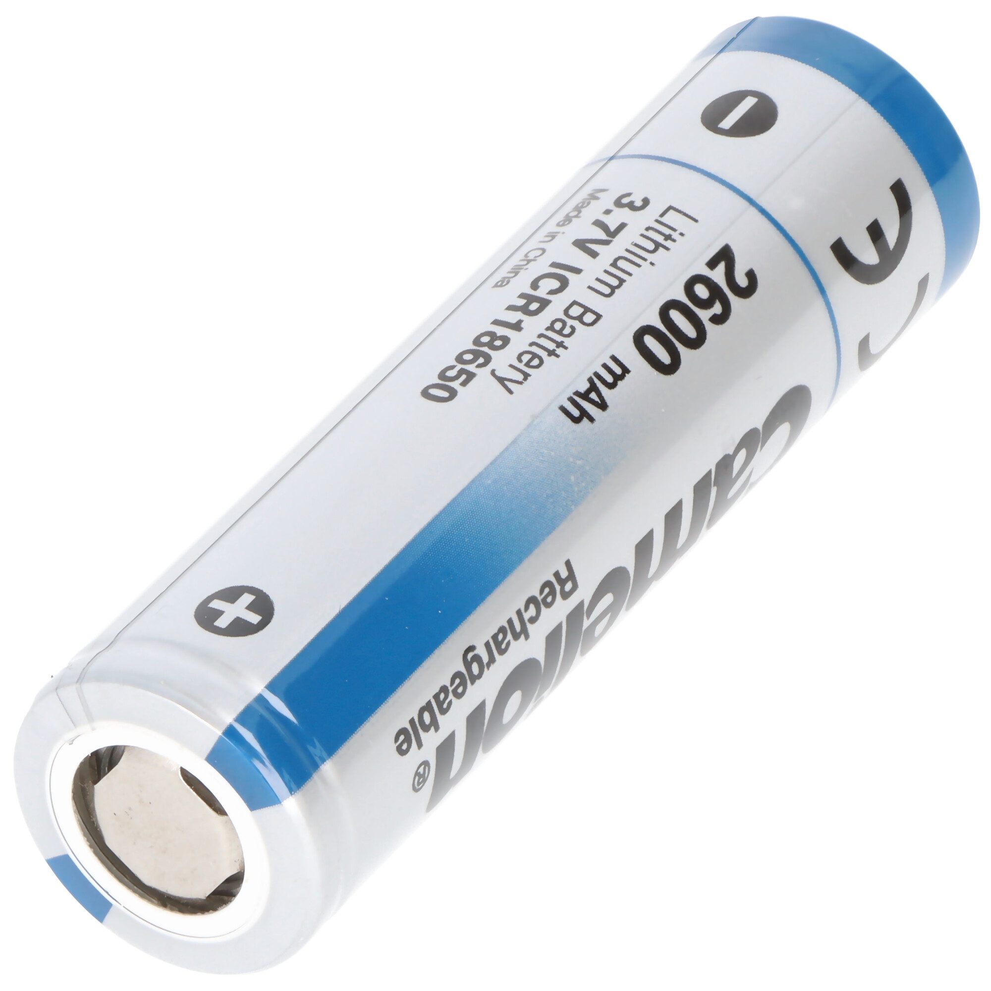 Camelion Li-ion Akku 18650 Camelion, Li-Ionen, 3.7V, 2600 mAh, 1 Stück, 64 x 1 Akku 2600 mAh (3,7 V)