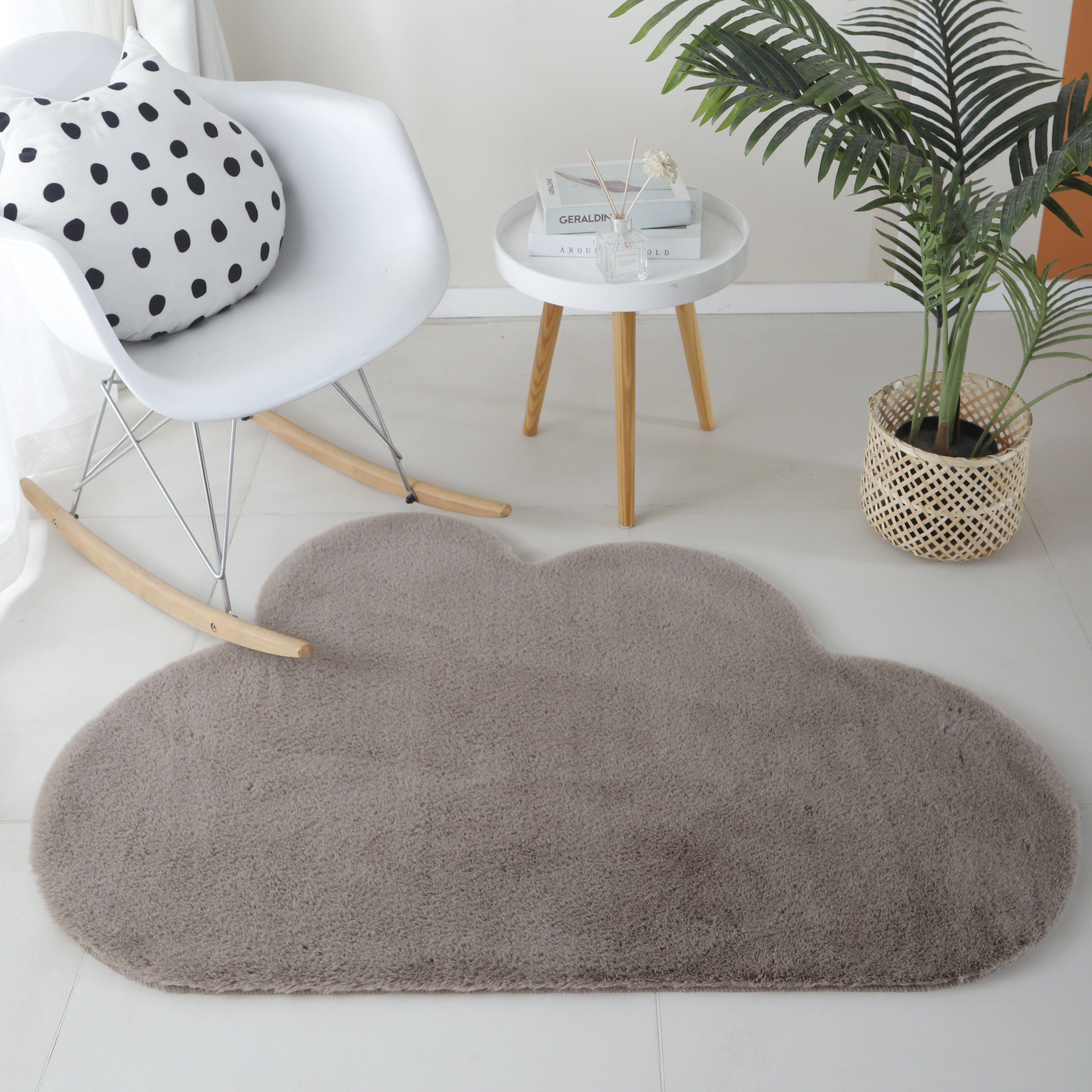 Hochflor-Teppich Dekoteppich, super flauschig, kuschelig und ein ...