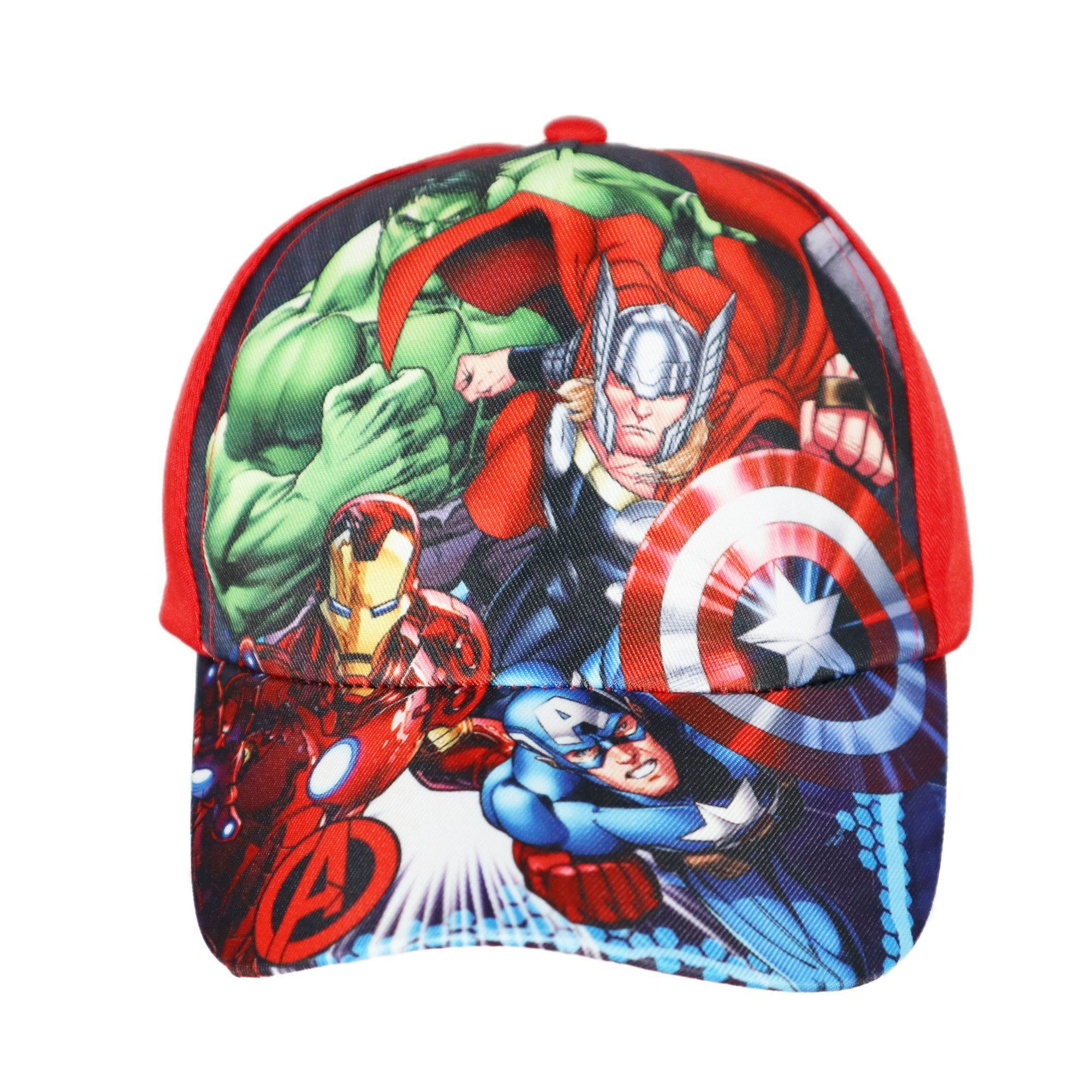 MARVEL Baseball Cap Marvel Avengers Jungen Basecap Baseball Kappe Mütze Gr. 54 bis 56