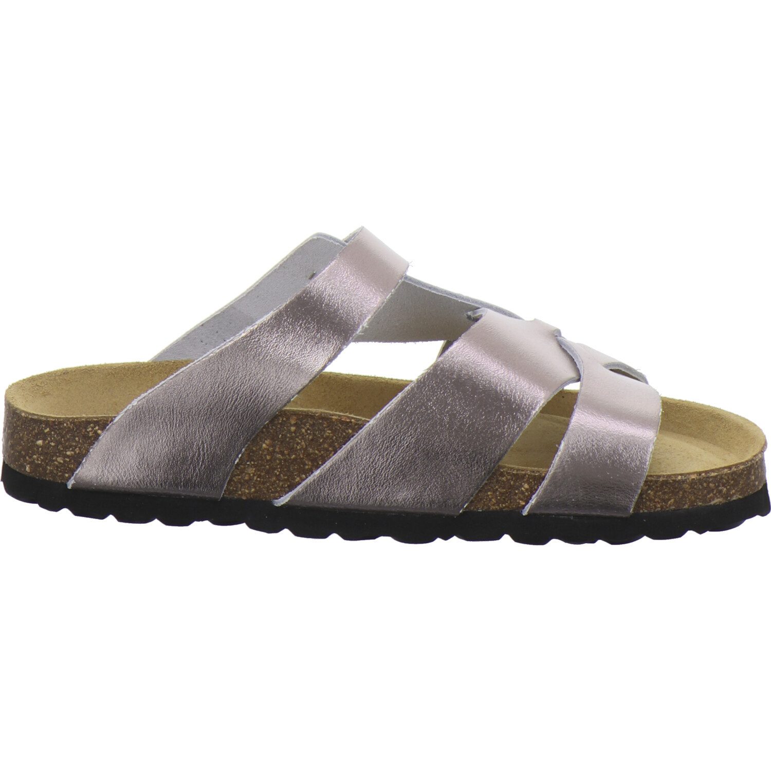 AFS-Schuhe 212292 Kralle Pantolette für Damen mit Fußbett, bequeme Sandalen aus Leder