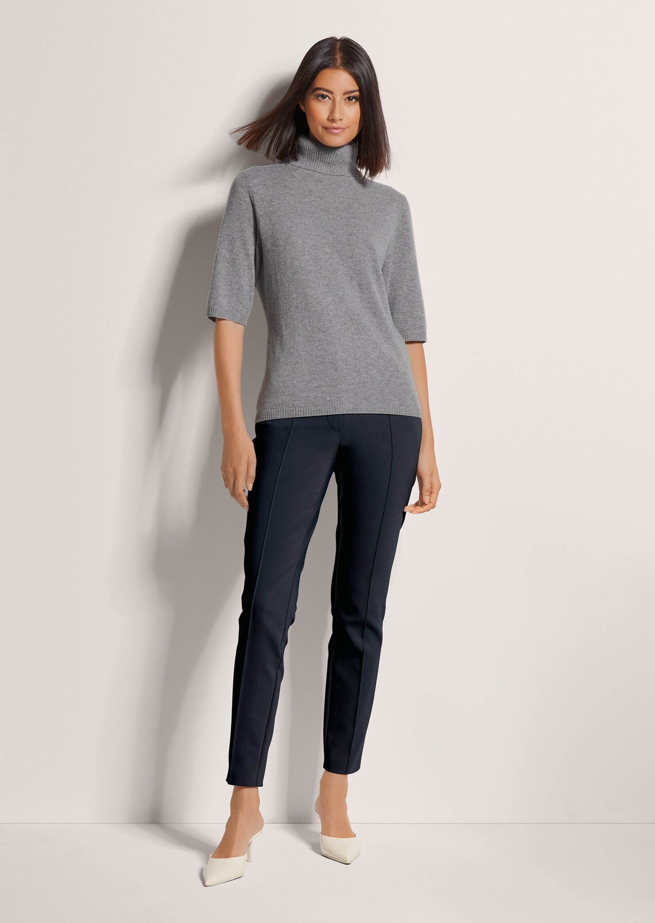 MADELEINE Strickpullover Luxuriöser Strickpullover mit Rollkragen Rollkrage günstig online kaufen