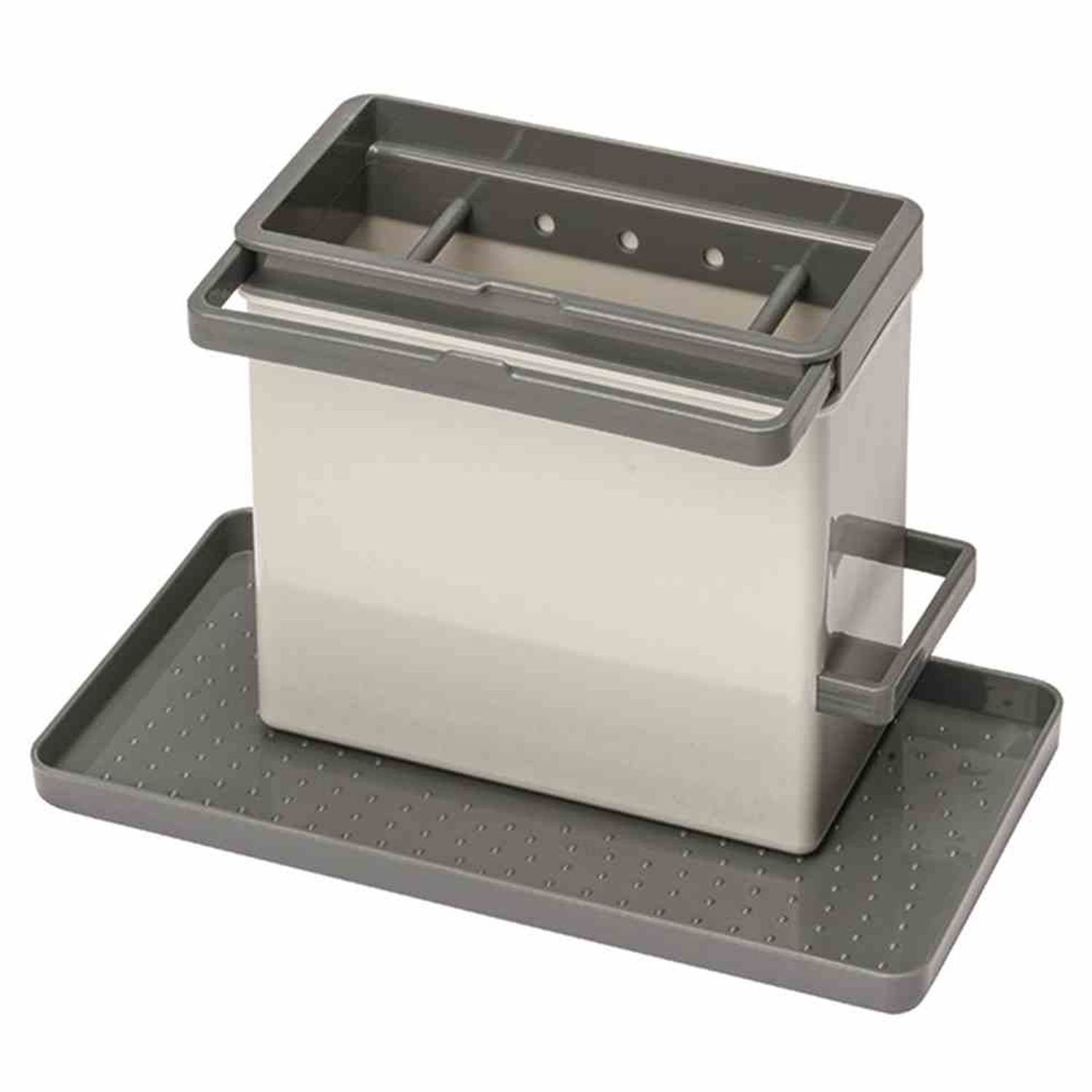 Metaltex Aufbewahrungsbox Spülbecken-Organizer 24x13x14cm Waschbecken Sanitäranlage Badmöbel Spü