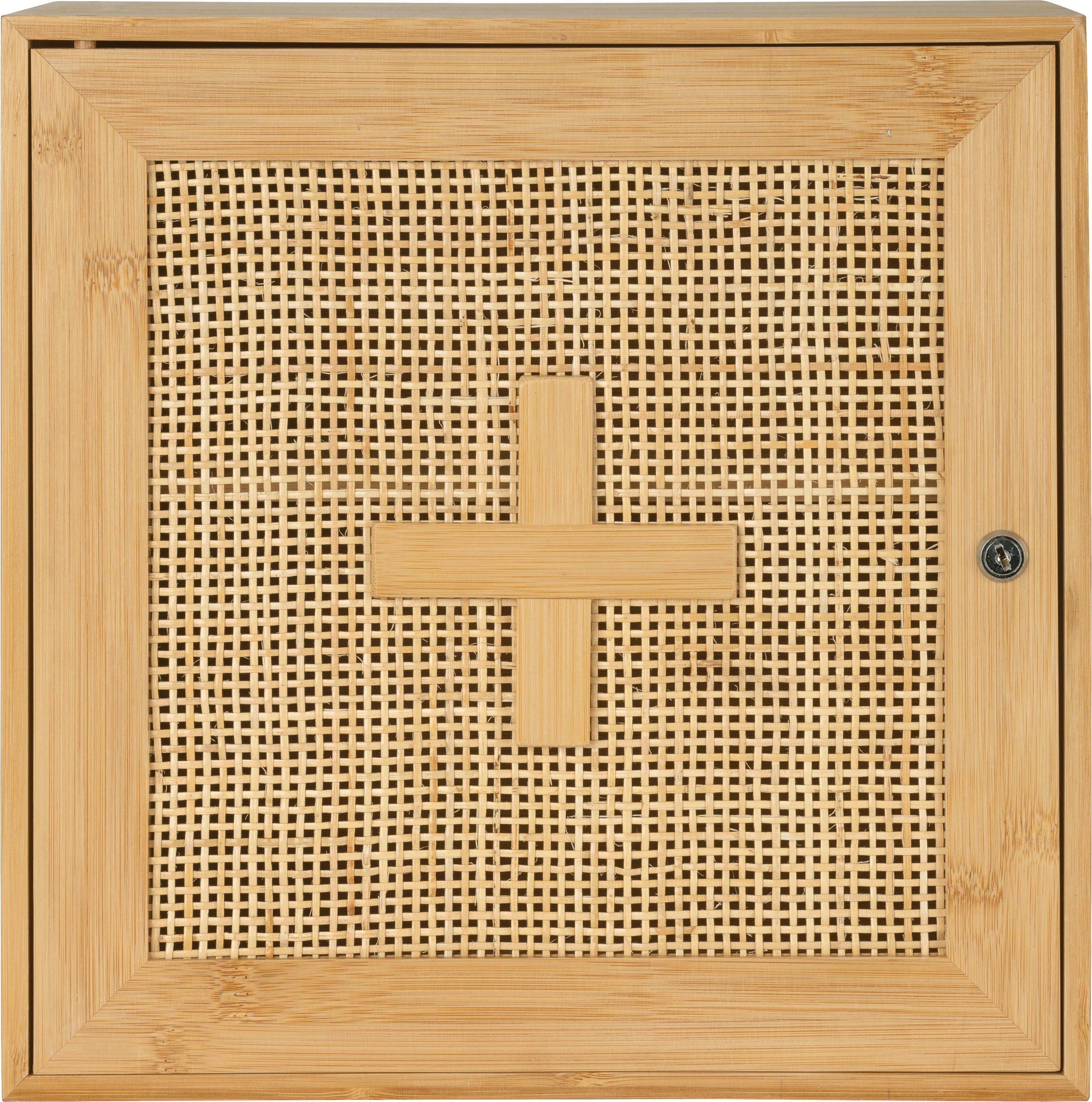 WENKO Medizinschrank Allegre aus Bambus und Rattan