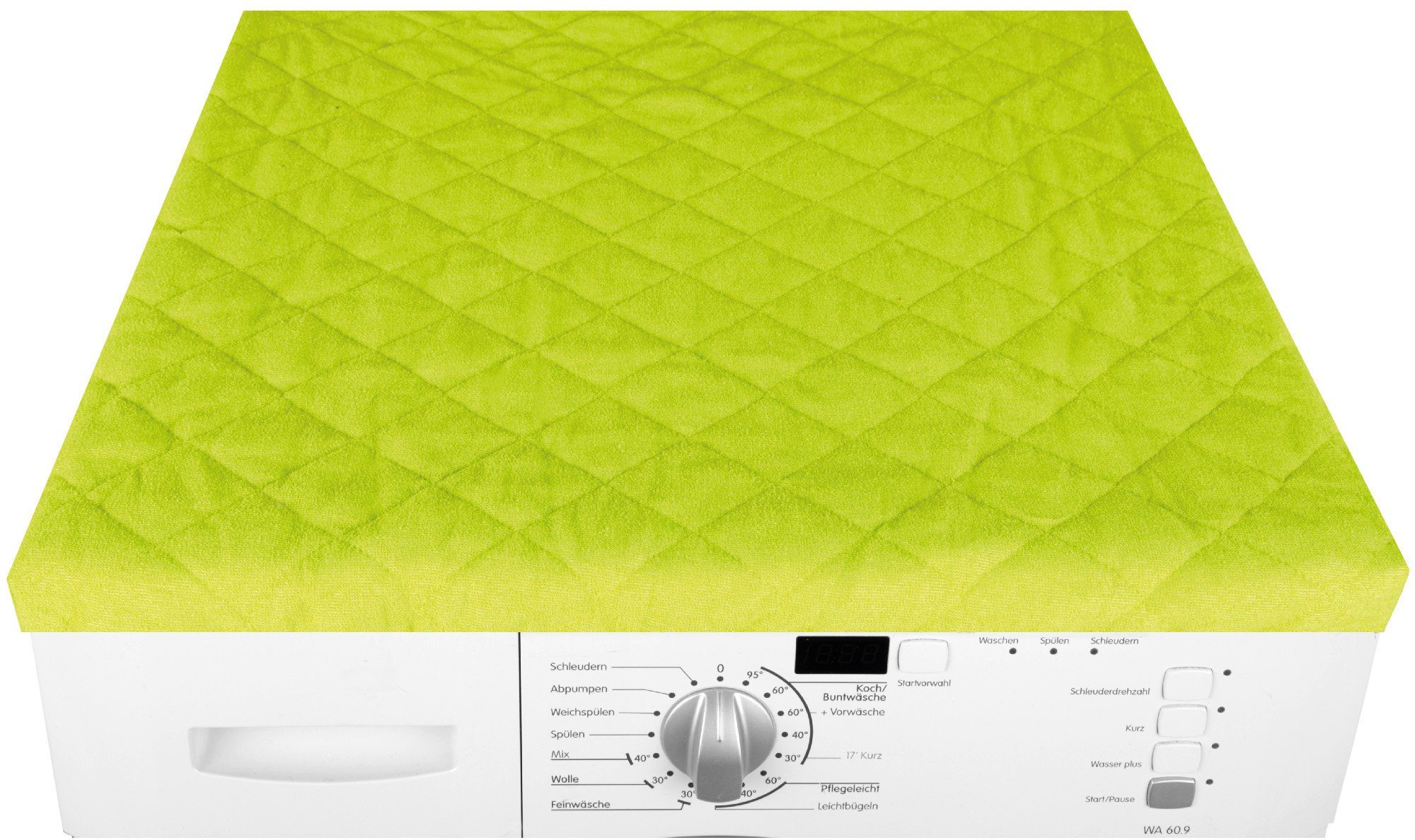 Bestlivings Waschmaschinenbezug 60x60cm aus Baumwolle/Polyester, mit Gummizug, Frottee-Steppung, maschinenwaschbar & trocknergeeignet