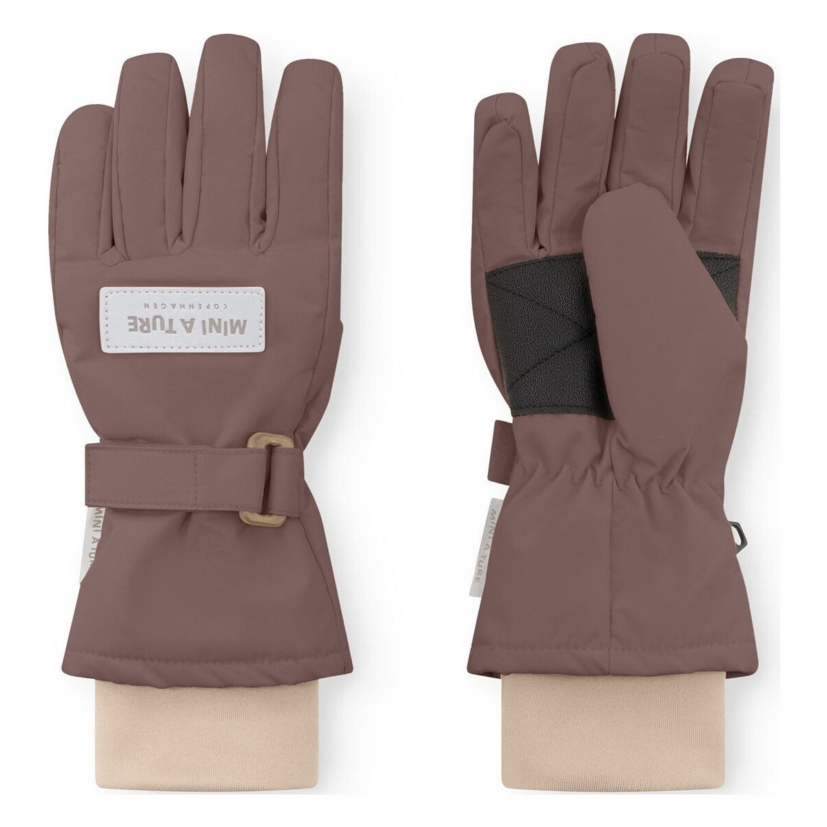 MINI A TURE Skihandschuhe Matcelio Gloves Warme, wind- und wasserdichte Kinderhandschuhe aus recyceltem Nylon