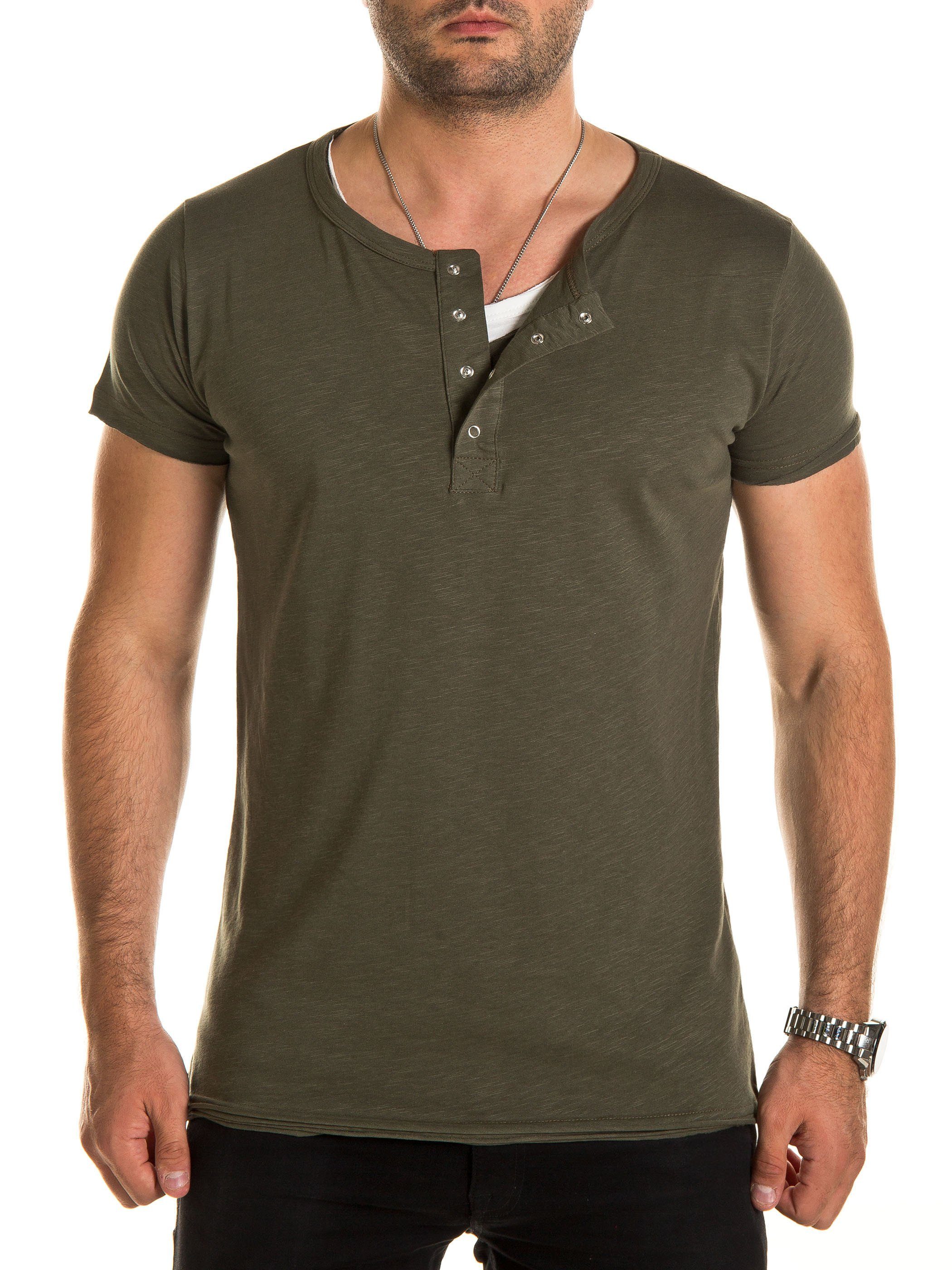 WOTEGA T-Shirt V-Neck Double Layer T-Shirt günstig online kaufen