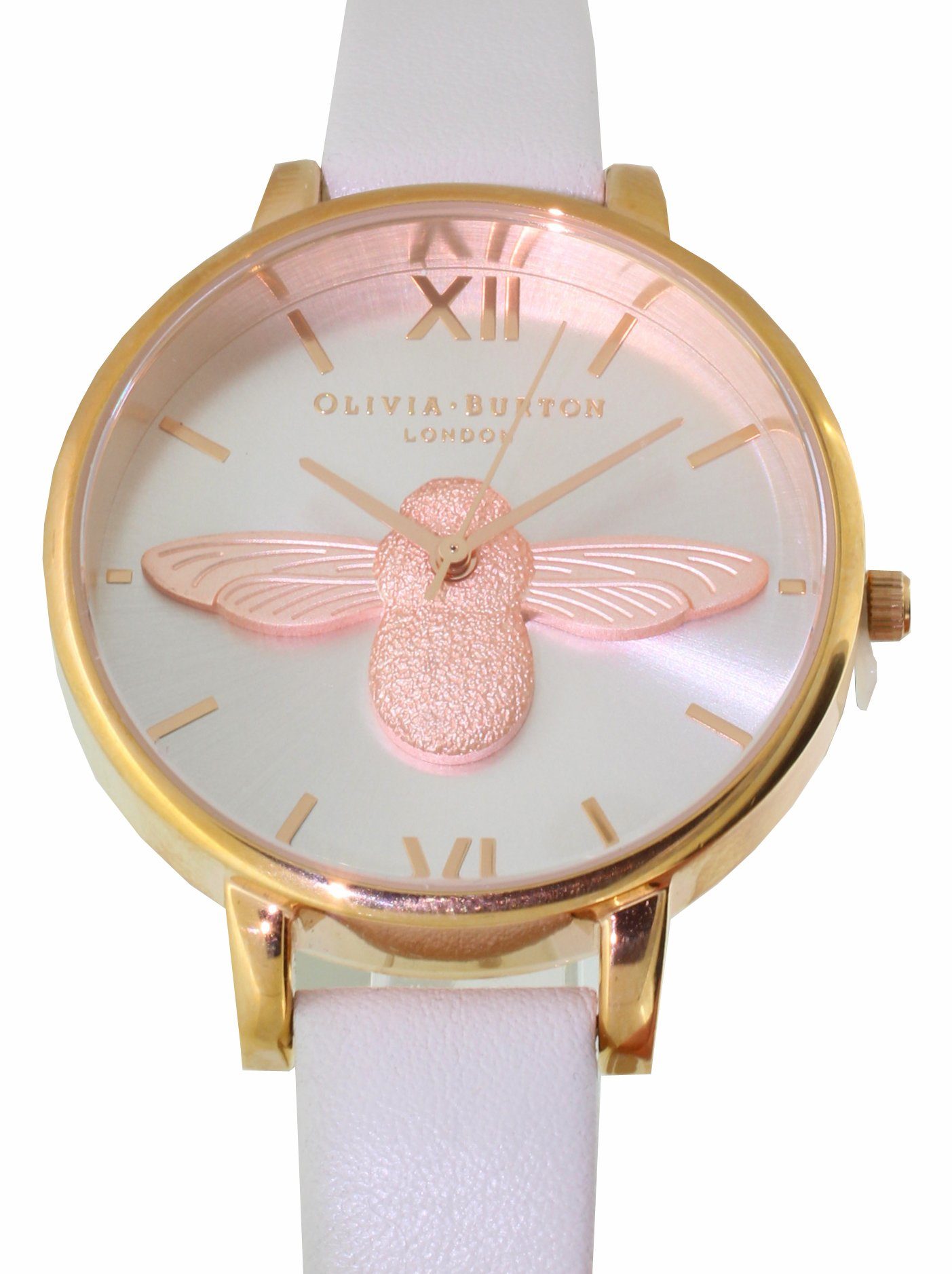 OLIVIA BURTON Quarzuhr OB16AM158 Olivia Burton 3D Bee Big Dial Sunray Blush