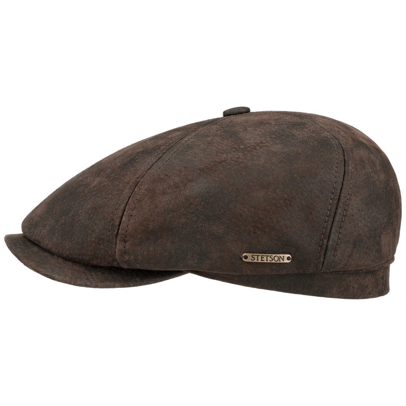 Stetson Flat Cap (1-St) Ledercap mit Schirm günstig online kaufen
