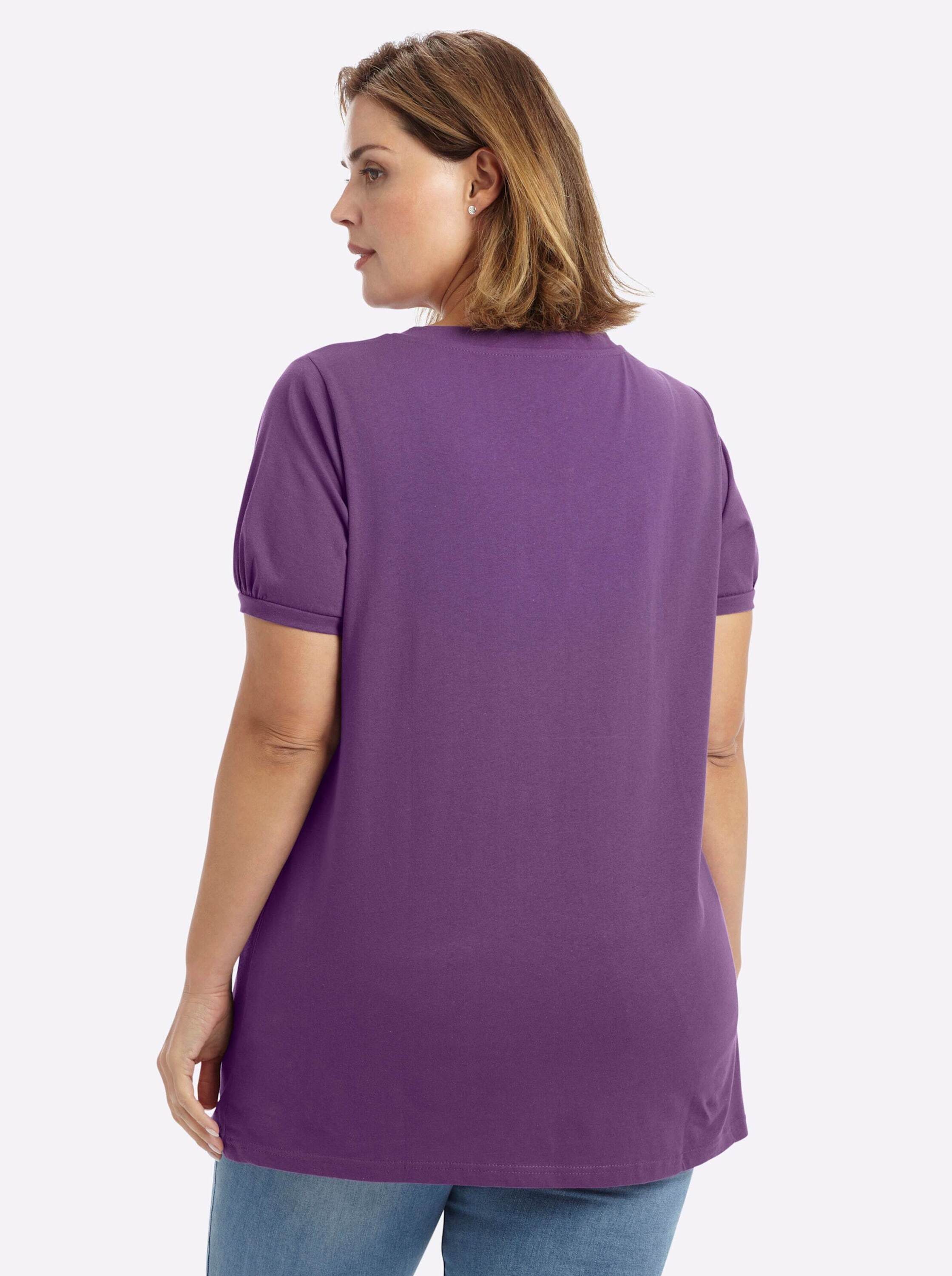 Sieh an! T-Shirt Longshirt Kurzarm