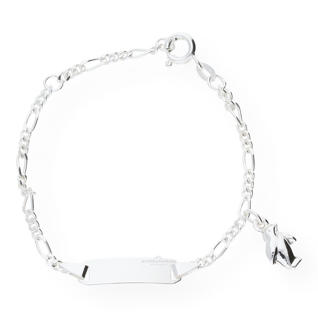 JuwelmaLux ID Armband JuwelmaLux Kinder Identitätsarmband "Pinguin" JL18-03-0064 Silber 925/ (kein Set, 1-tlg., kein Set)