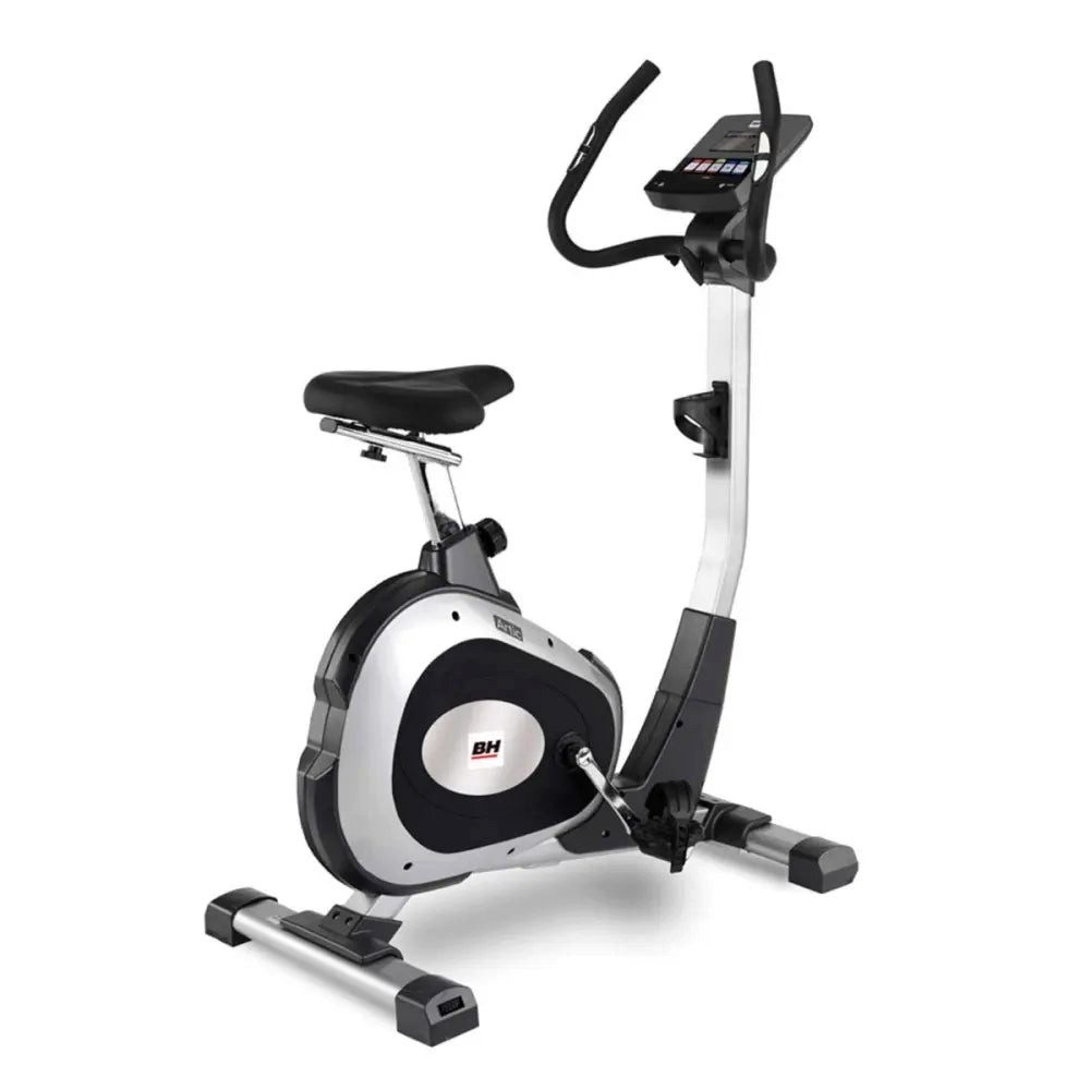 Sport-Knight® Heimtrainer Heimtrainer-Fahrrad mit 24 Stufen & Leder-Gelsattel, robuste Pedale (Heimtrainer-Fahrrad, Trainingscomputer, Flaschenhalter, Transportrollen), Leises Magnetbremssystem