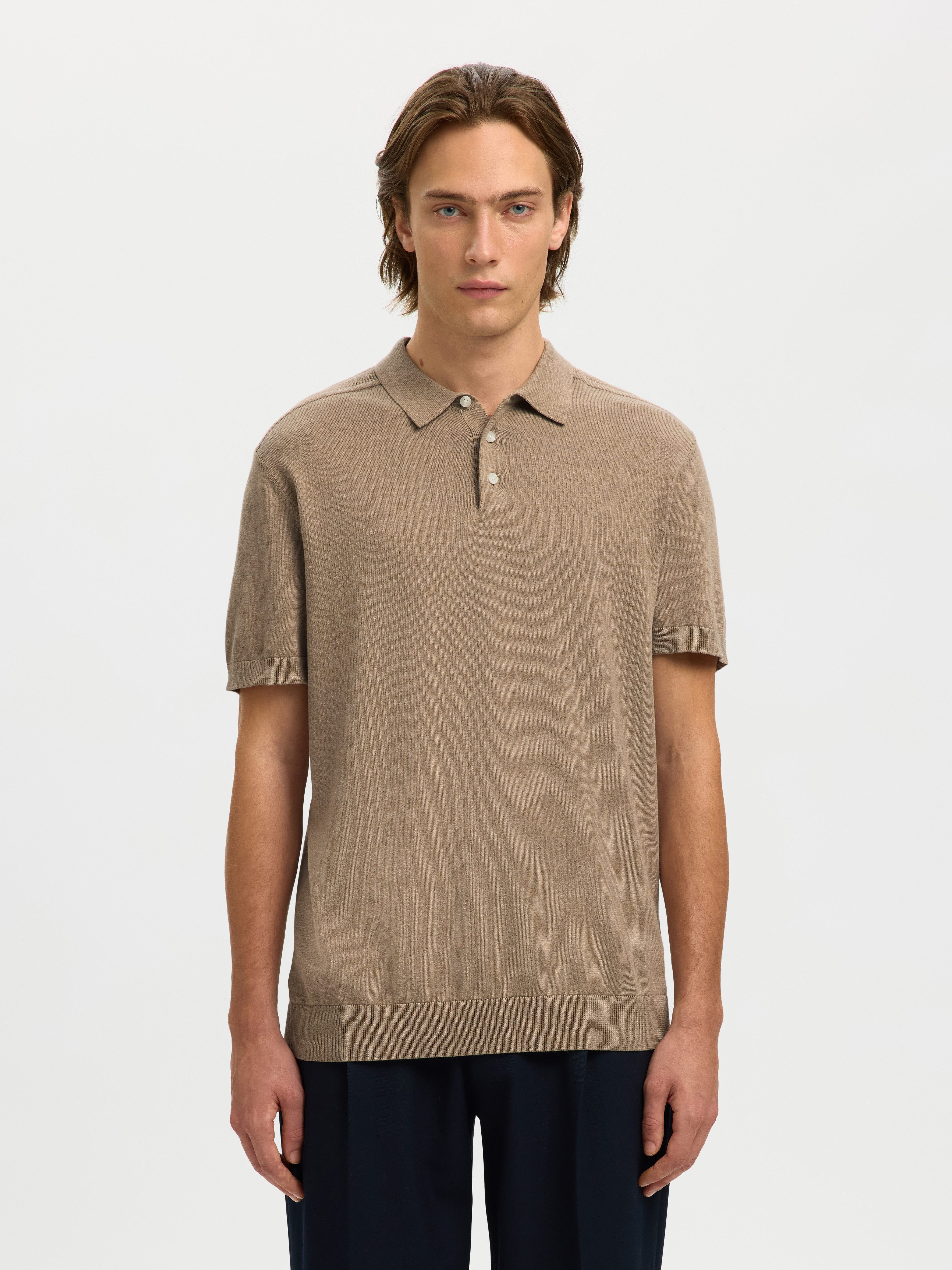 Selected Poloshirt SLHBERG SS KNIT POLO günstig online kaufen