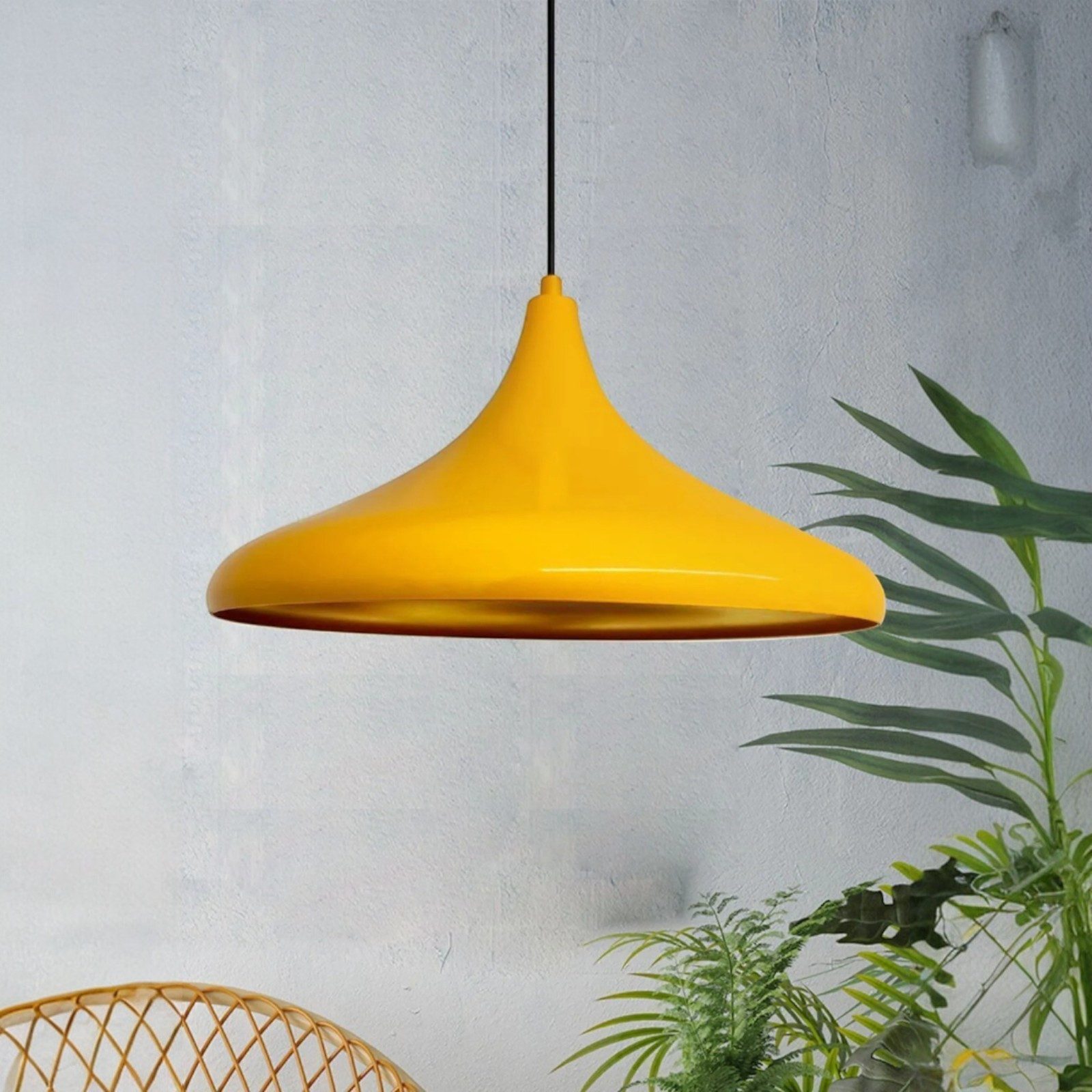 Bamyum Pendelleuchte Pendelleuchte Champion Metall Ø45cm, Modern Hängelampe, ohne Leuchtmittel