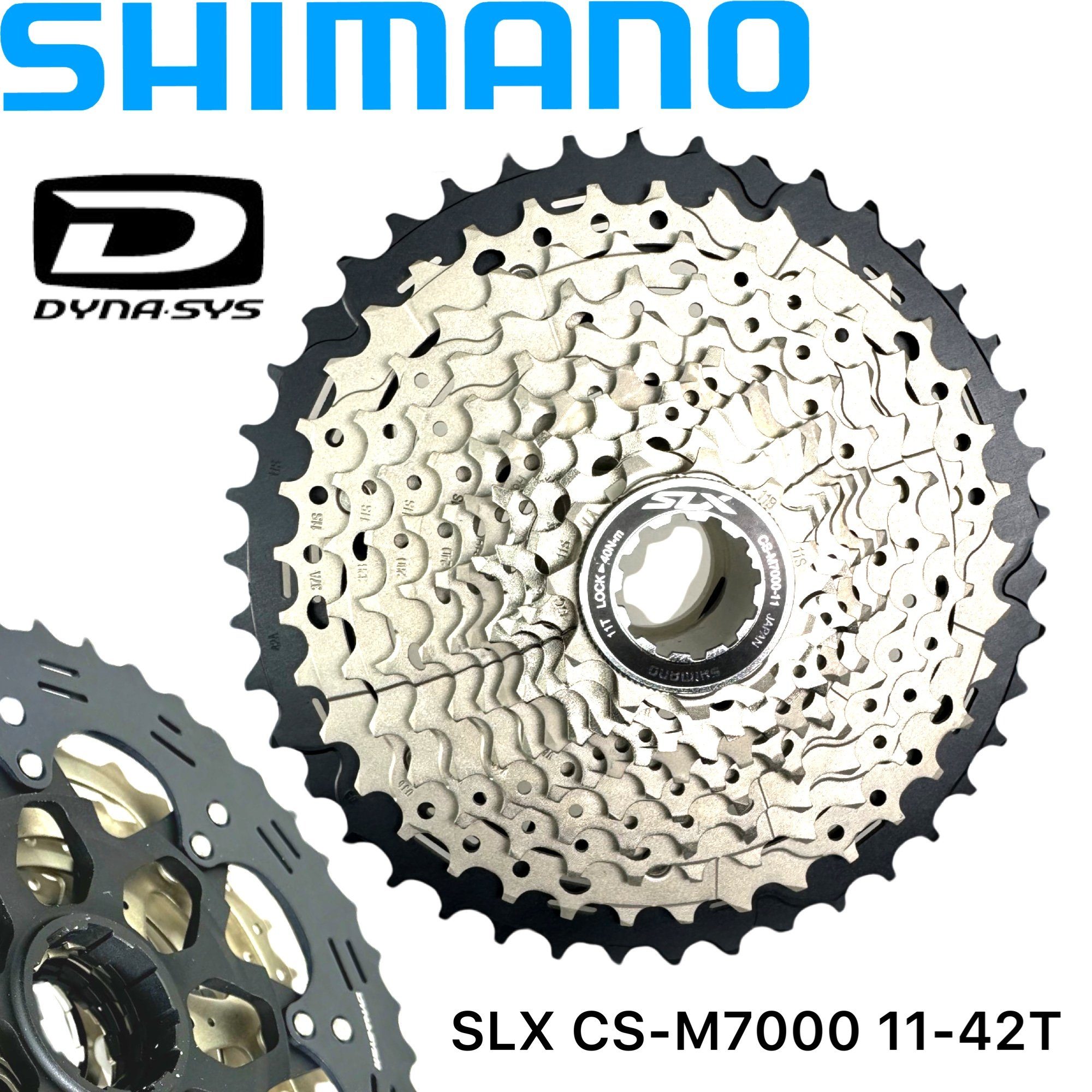 Fahrradkurbel Shimano SLX CS-M7000 Fahrrad MTB Ebike Kassette 11-fach (11-42 Z)