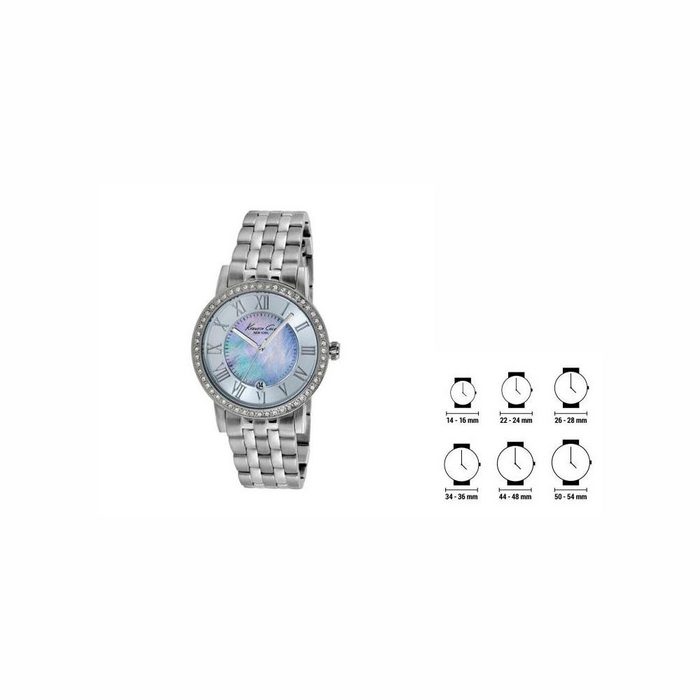 Kenneth Cole Quarzuhr Damen-Armbanduhr Uhr Edelstahl Armbanduhr Uhr Kenneth Cole IKC4973 36