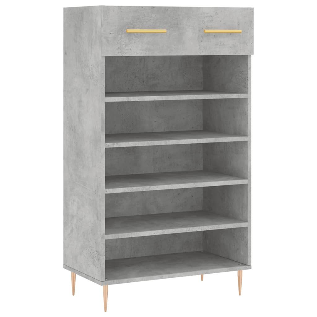 vidaXL Schuhschrank Schuhschrank Betongrau 60x35x105 cm günstig online kaufen