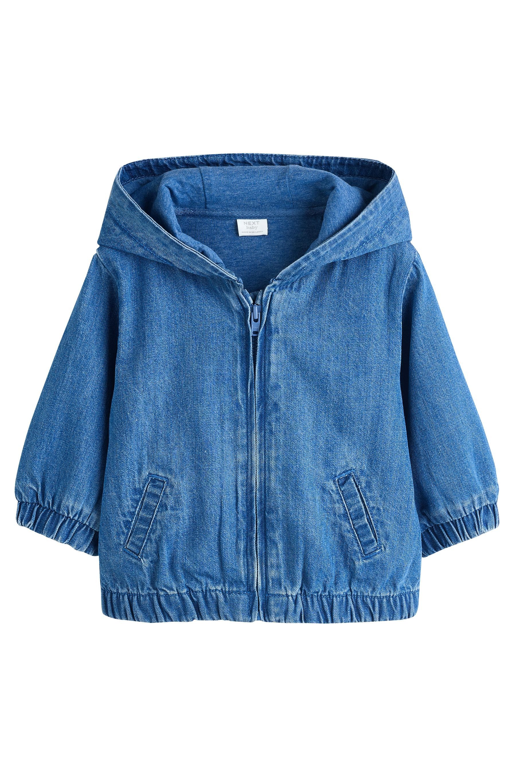 Strickjacke Baby Kapuzenjacke mit Reißverschluss