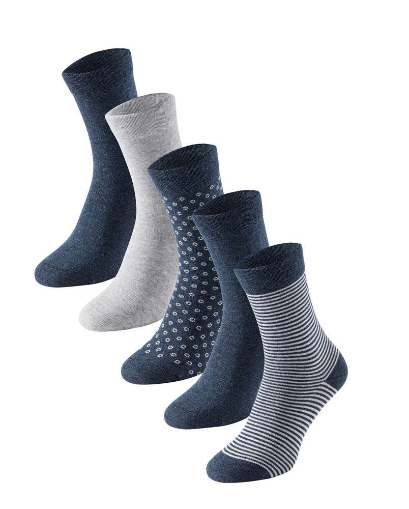 Bluebird 10 hochwertig Socken gekämmter aus Baumwolle Paar) Schiesser Damen (Vorteilspack,
