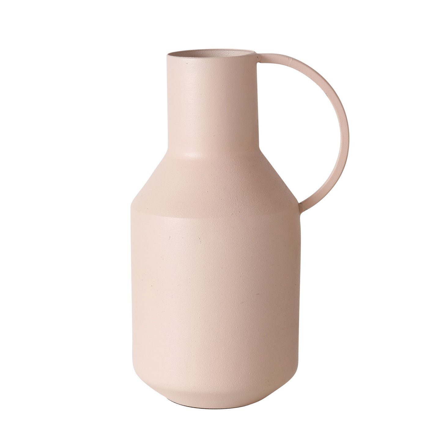 BOLTZE Dekovase in Vase rosa aus Metall "Vaza" H22cm