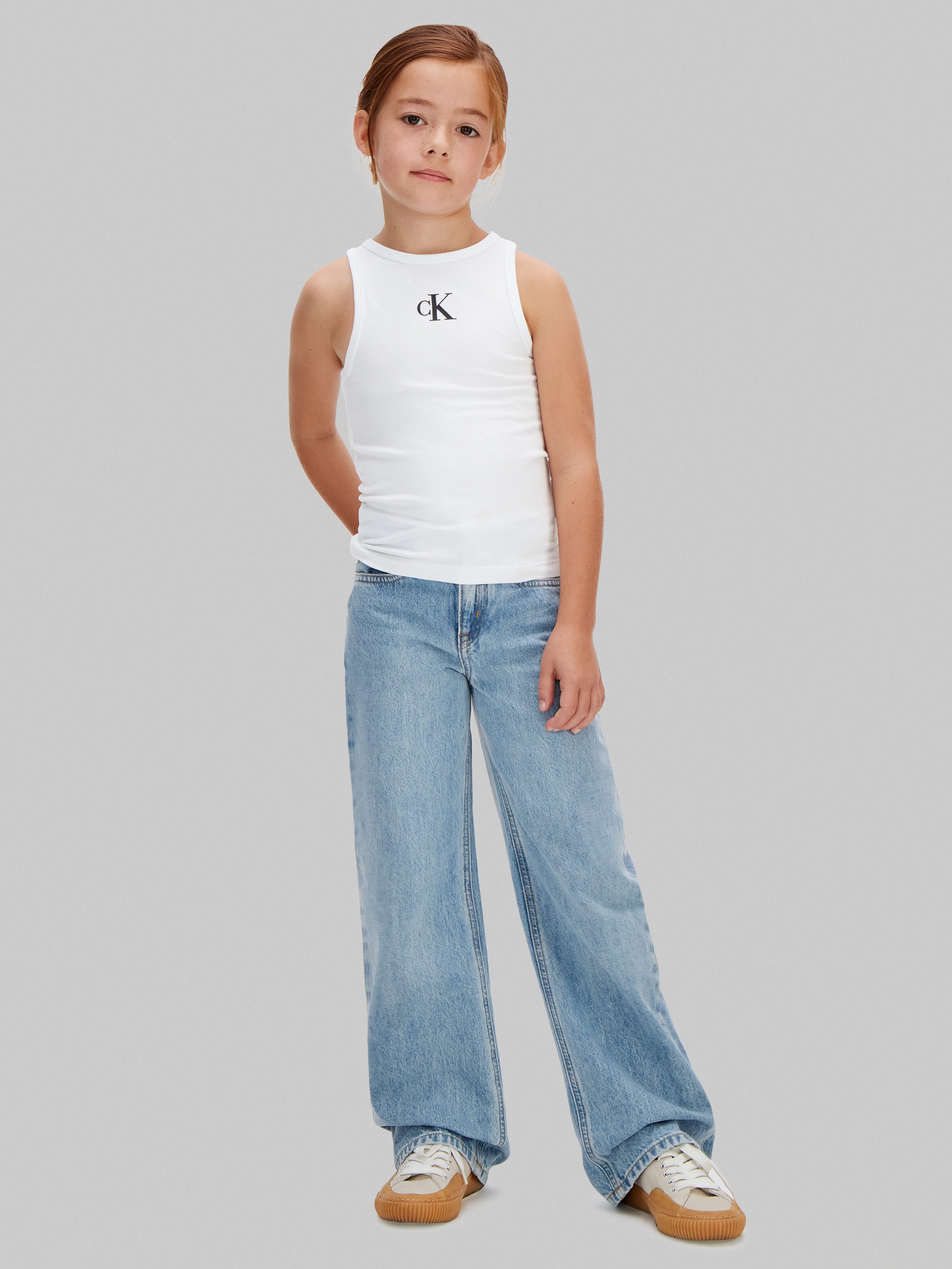 Calvin Klein Jeans Tanktop LOGO TANK TOP Regular fit für Kinder, mit Logoschriftzug