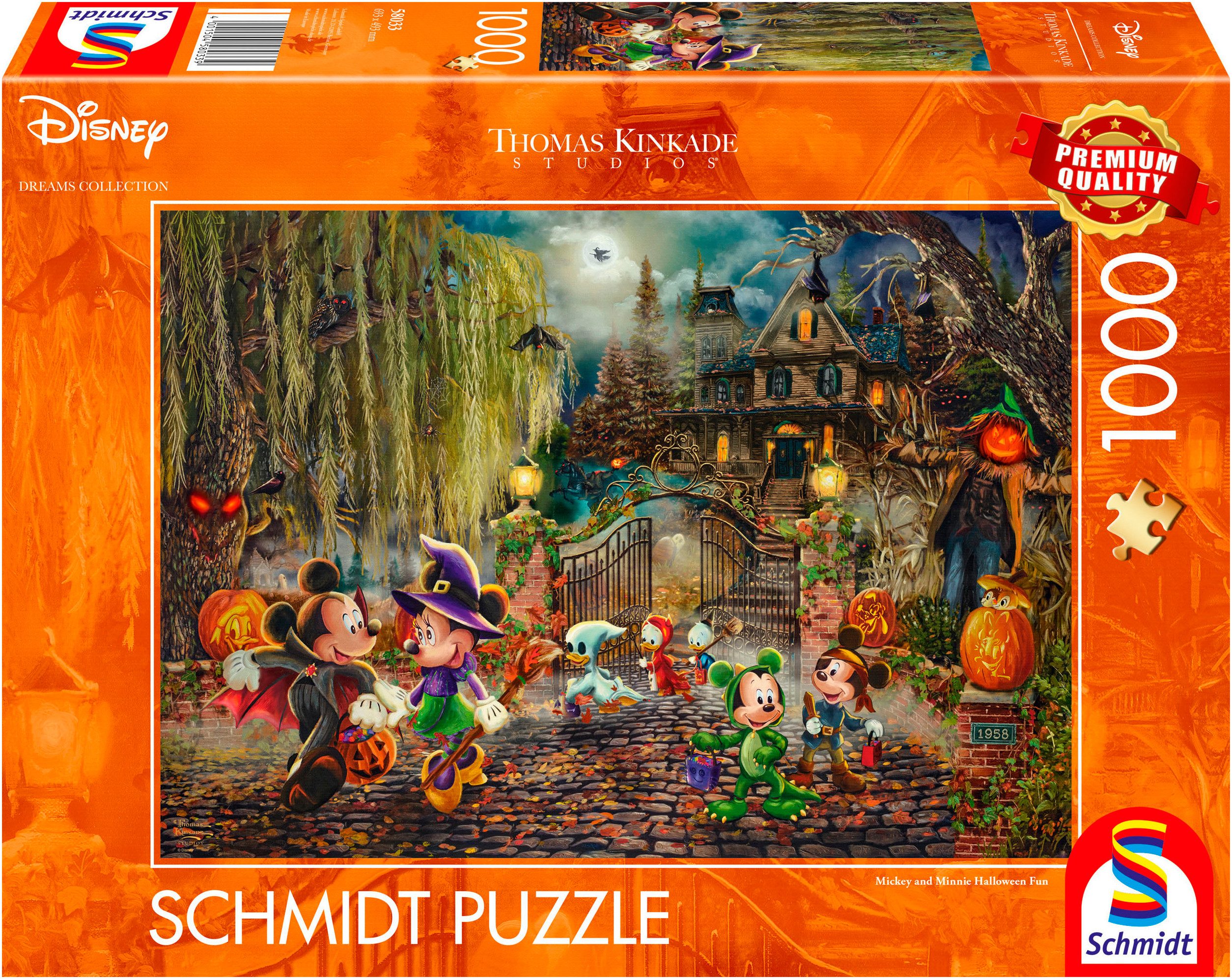 Schmidt Spiele Puzzle Disney, Mickey & Minnie Halloween Fun von Thomas Kink günstig online kaufen