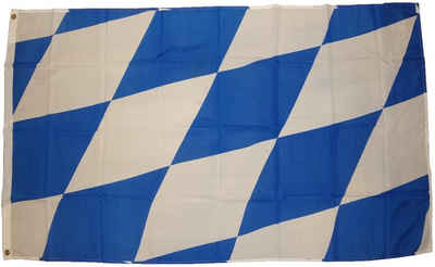 trends4cents Flagge Flagge 90 x 150 cm Hissfahne Bundesland Sturmflagge Hissfahne (Bayern), für Fahnenmaste