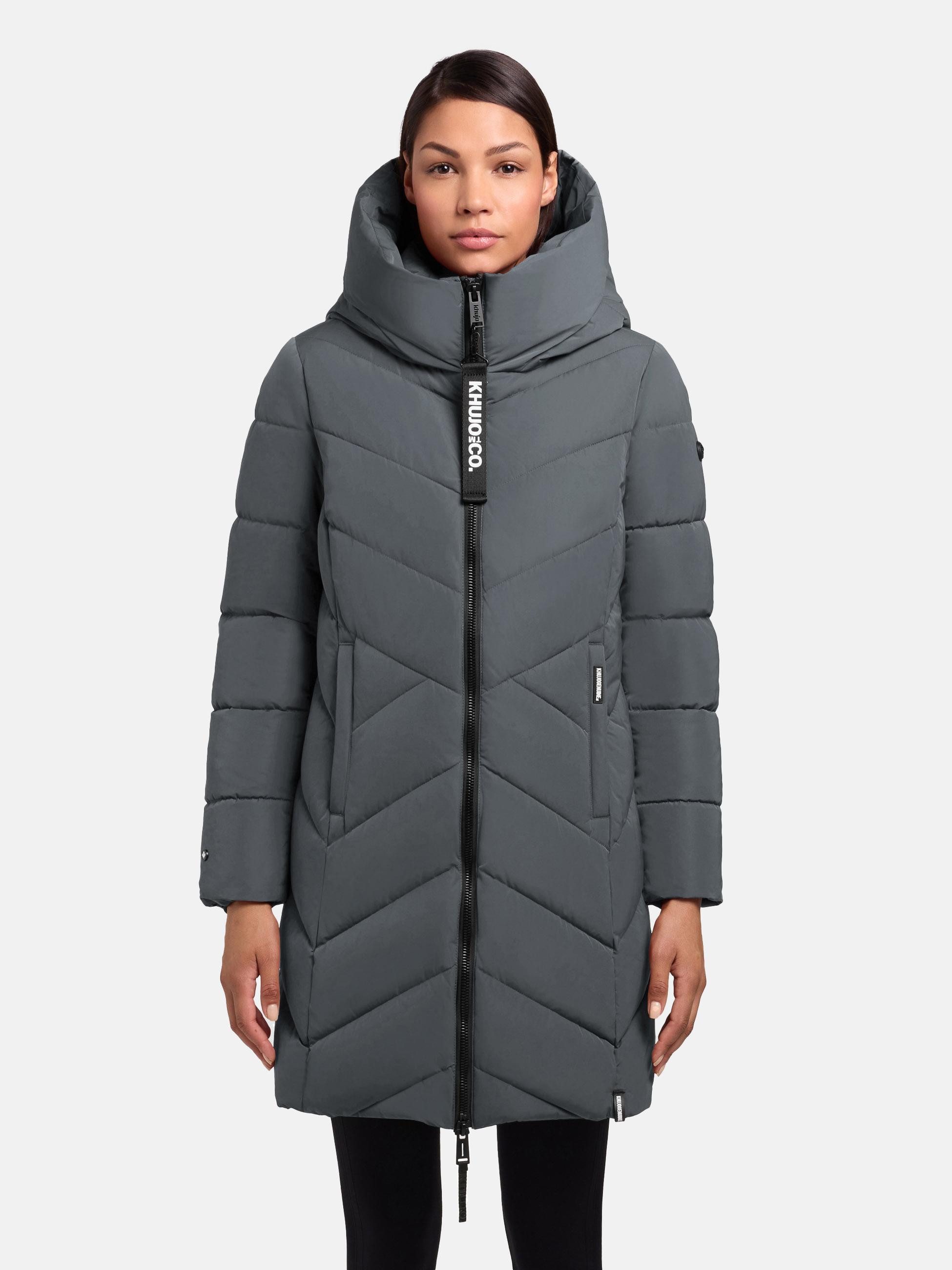 khujo Wintermantel Darka2-YM Winter Steppmantel mit Schlüsselanhänger günstig online kaufen