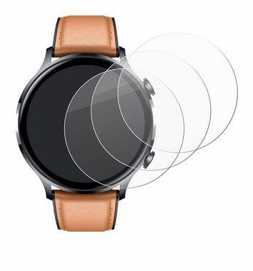 BROTECT flexible Panzerglasfolie für NONGAMX Smartwatch 1.39", Displayschutzglas, 6 Stück, Schutzglas Glasfolie klar