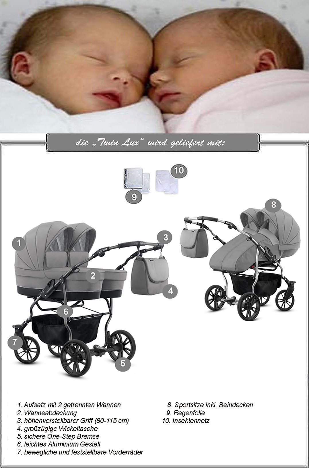 BabyMerc Twin Lux - Bild 4
