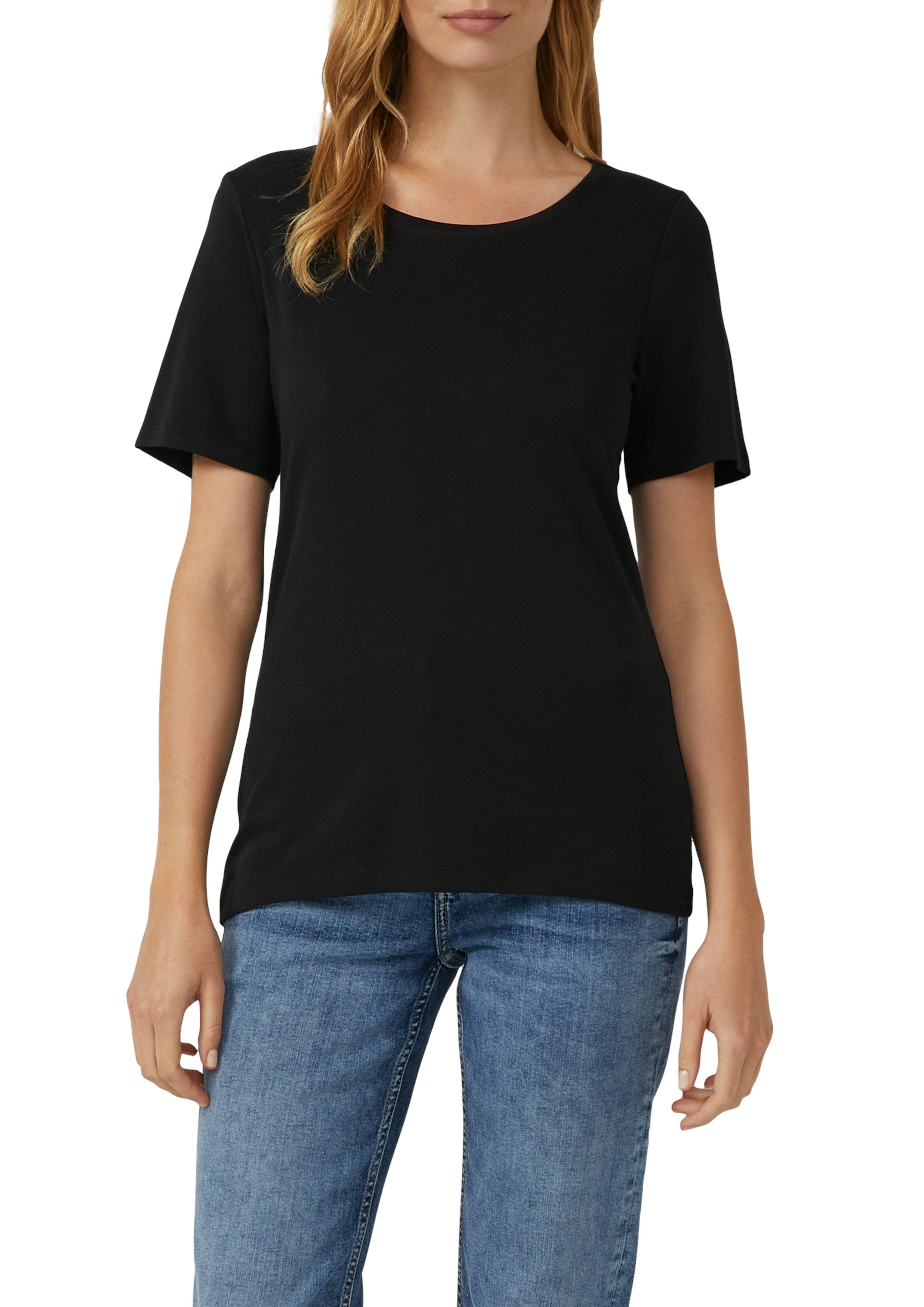 s.Oliver T-Shirt (2-tlg) aus Interlockjersey im 2er-Pack günstig online kaufen