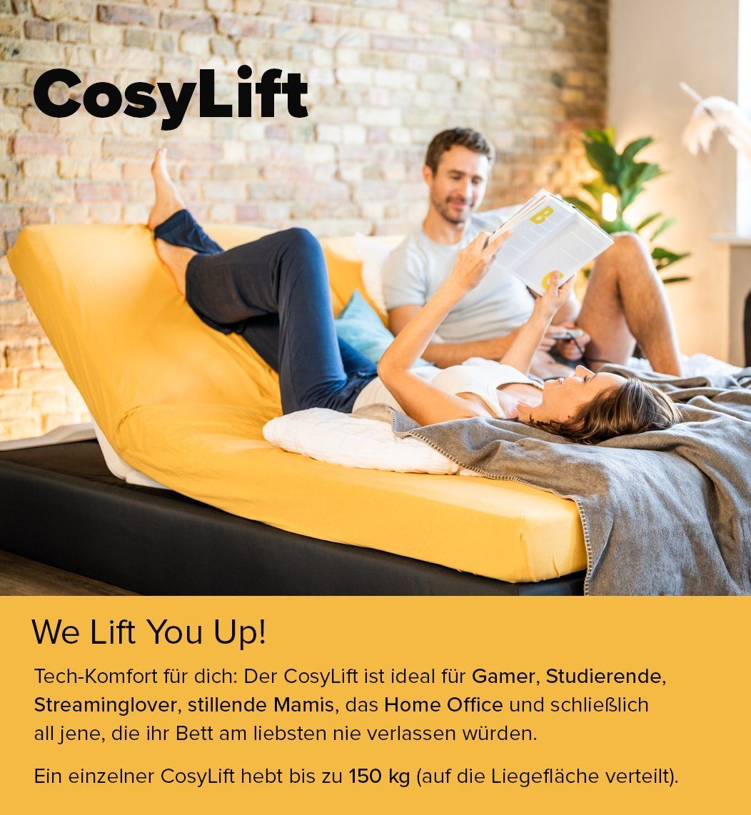 Lattenrost mit Motor Lattenrost Add-On, Boxspringbett Add-On - für alle Betten geeignet, COSYWORLD, Kopfteil ja, Fußteil nein, CosyLift, 2 Matratzen Lifte, Hand – Bild 4 von 5