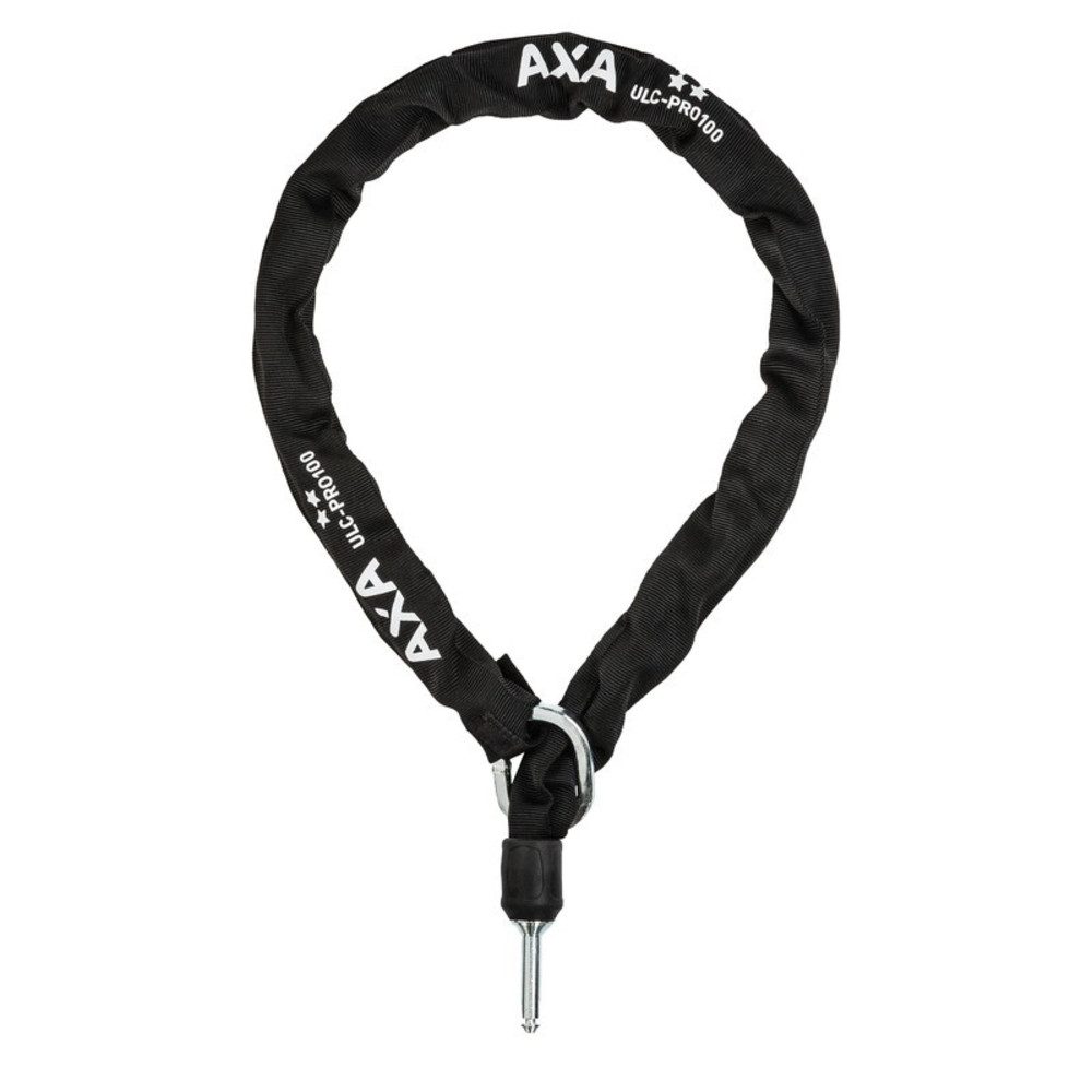 AXA Steckschloss Einsteckkette ULC Pro 100 schwarz 100cm, Kettenstärke8mm (1-tlg)