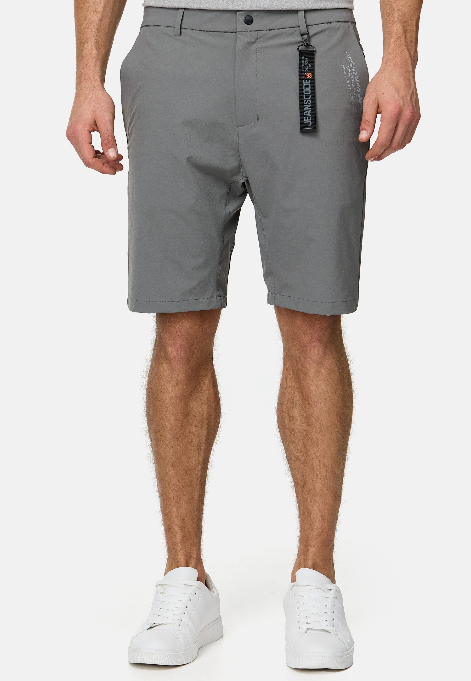 INDICODE Chinoshorts Herren INGareth Chino Shorts Herrenshorts Stretch Chinoshorts mit Tunnelzug