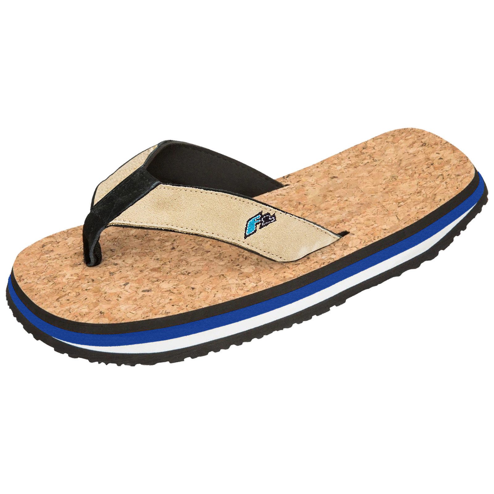 F2 F2 Herren Schuhe Beach Slipper Comfort Flip Flops 40/41 Blau 2024/25 Slipper