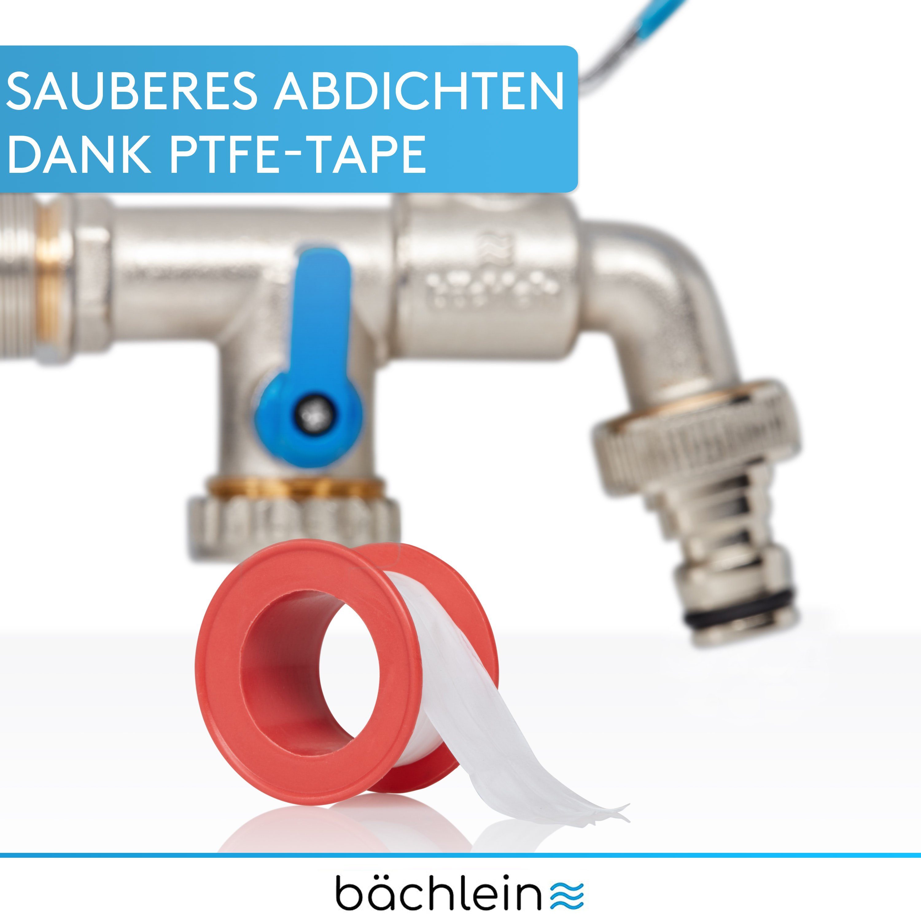 Bächlein Auslaufventil Doppel-Wasserhahn für den Garten – Bild 5 von 5