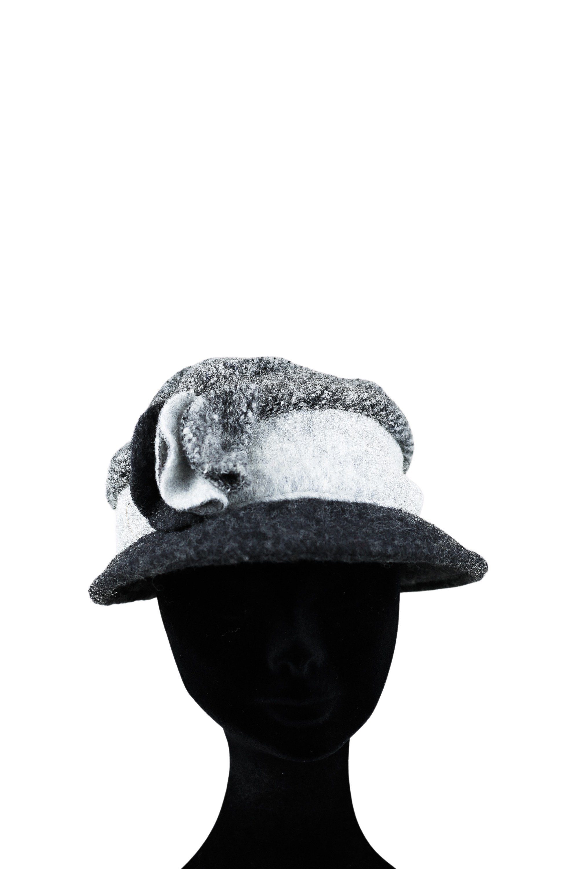 COLLEZIONE ALESSANDRO Filzhut Britain (1-St) aus softer Wolle, mit floralem Motiv