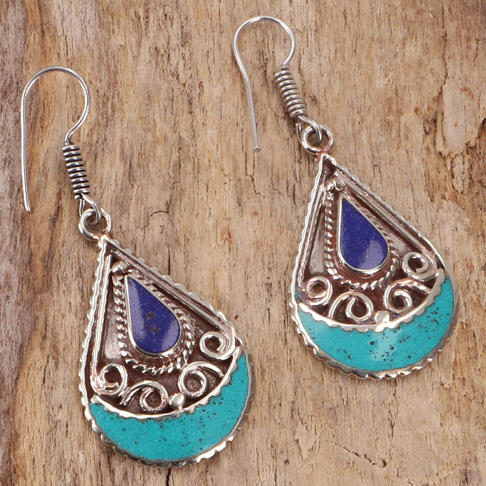 Guru-Shop Paar Ohrhänger Boho Tibet Ethno günstig online kaufen