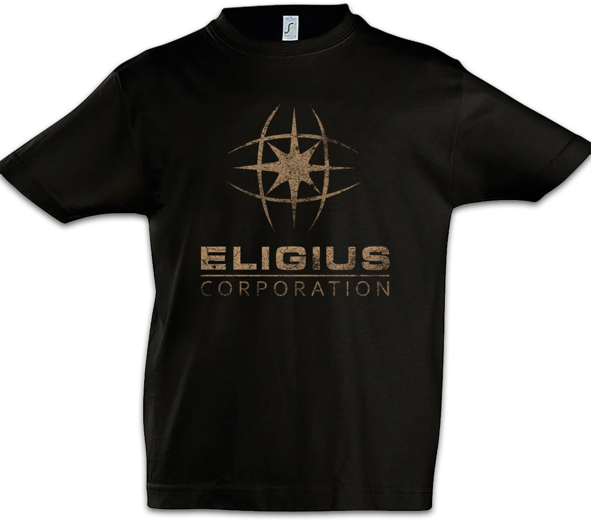 Print-Shirt Eligius Corporation Kinder T-Shirt The Commander Clan Clarke 100