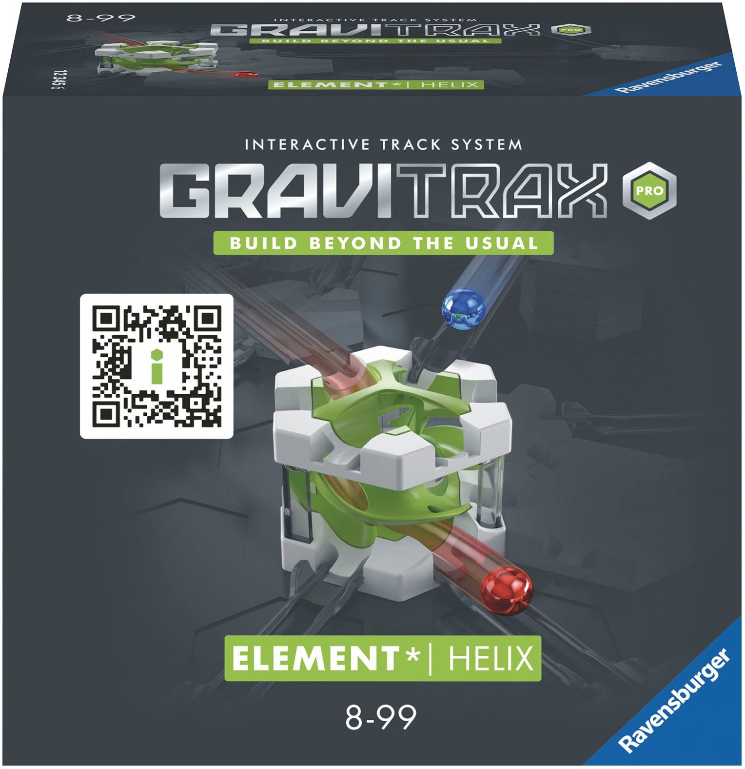 Ravensburger Kugelbahn-Bausatz GraviTrax PRO Element Helix, Made in Europe